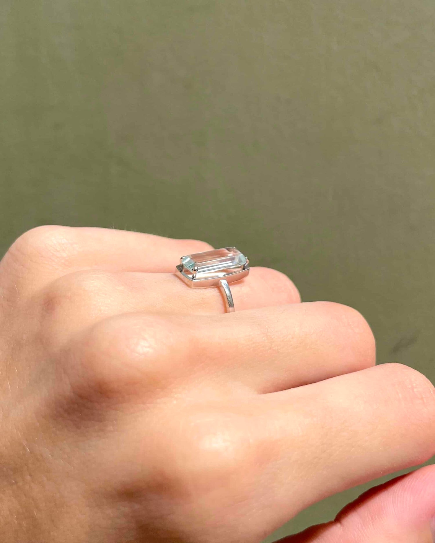 Bague Cocktail Aigue-Marine 2.85 carats "Ézaé"