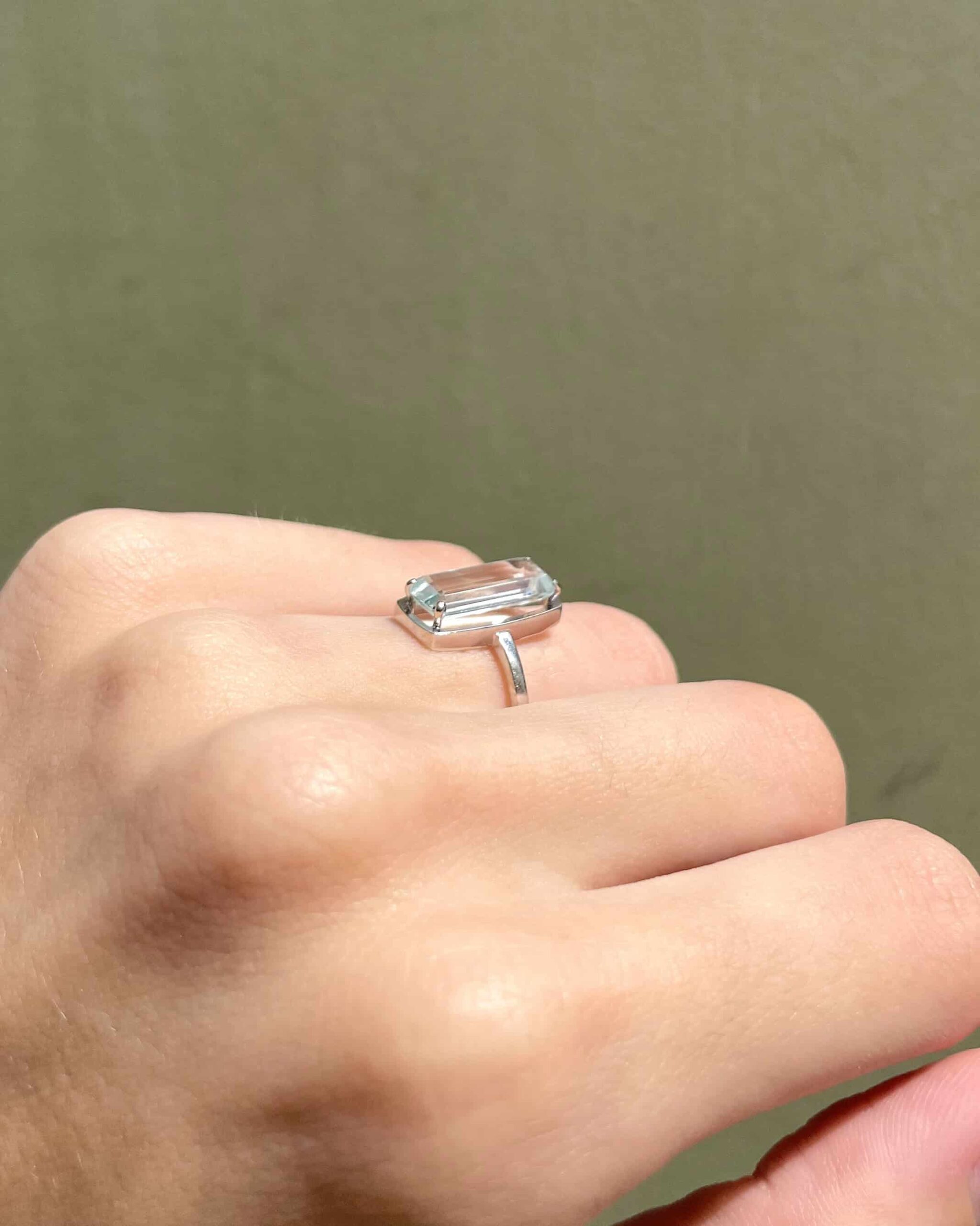 Bague Cocktail Aigue-Marine 2.85 carats "Ézaé"