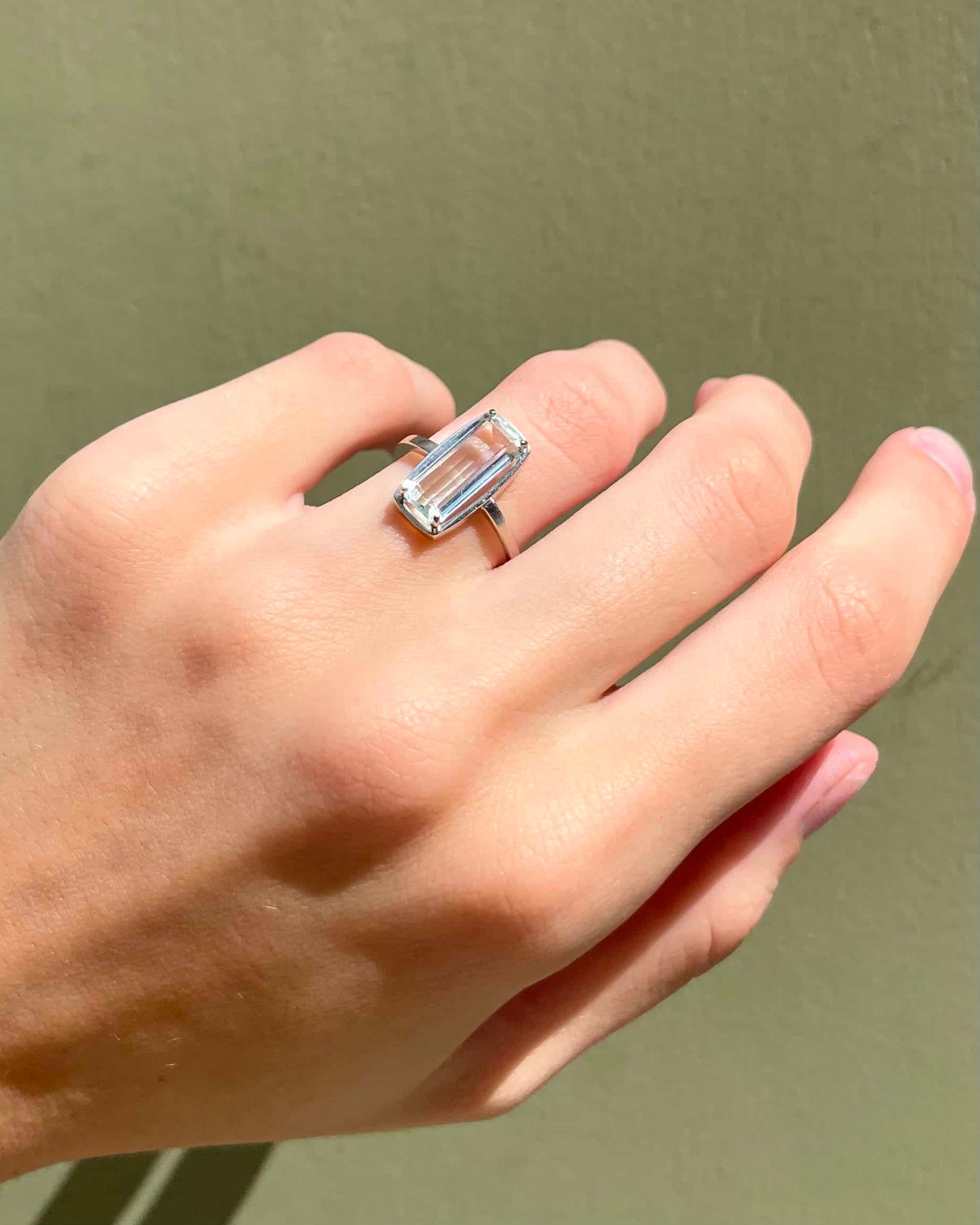 Bague Cocktail Aigue-Marine 2.85 carats "Ézaé"