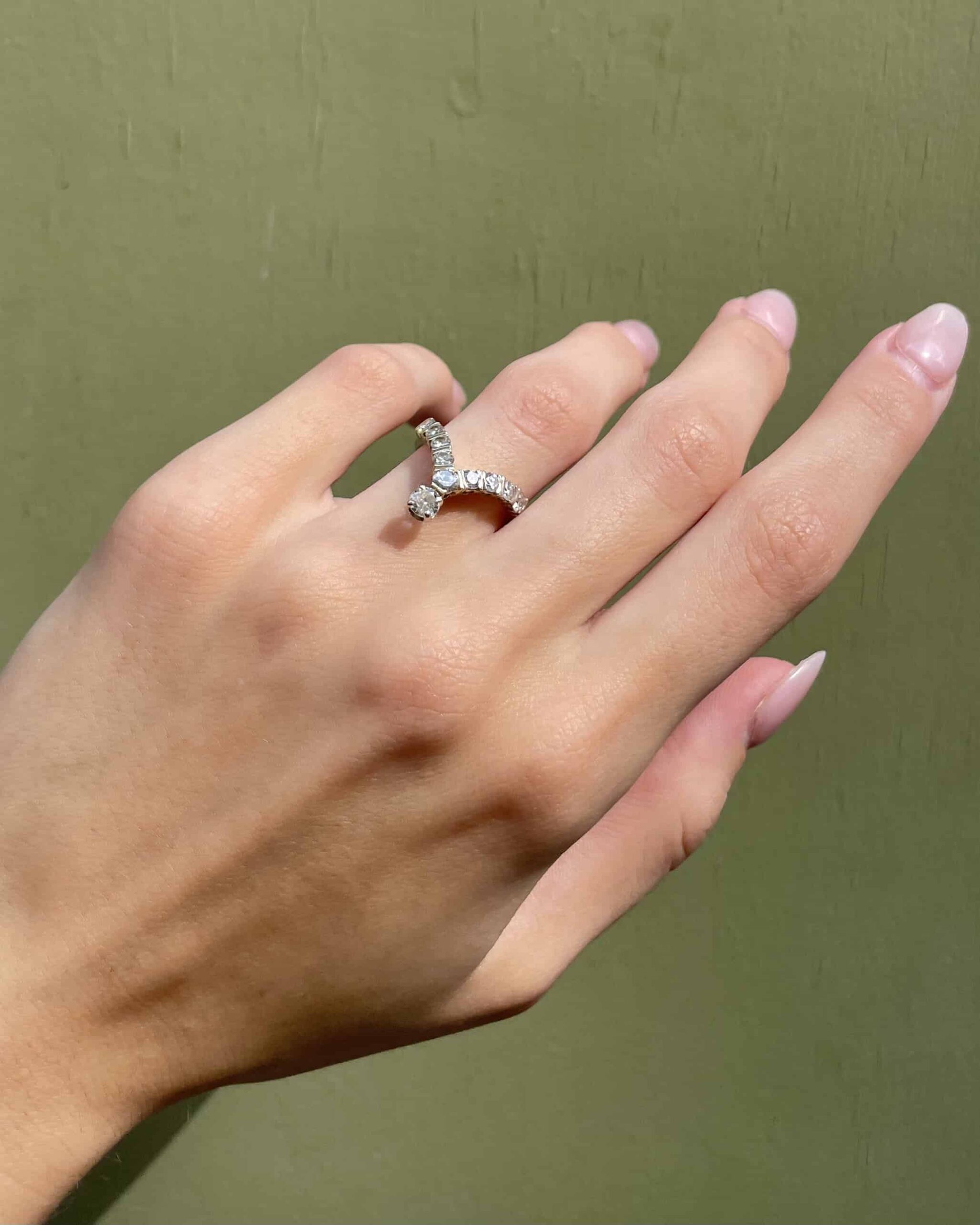 Bague Diadème 10 Diamants 1.15 carat "Donatella"
