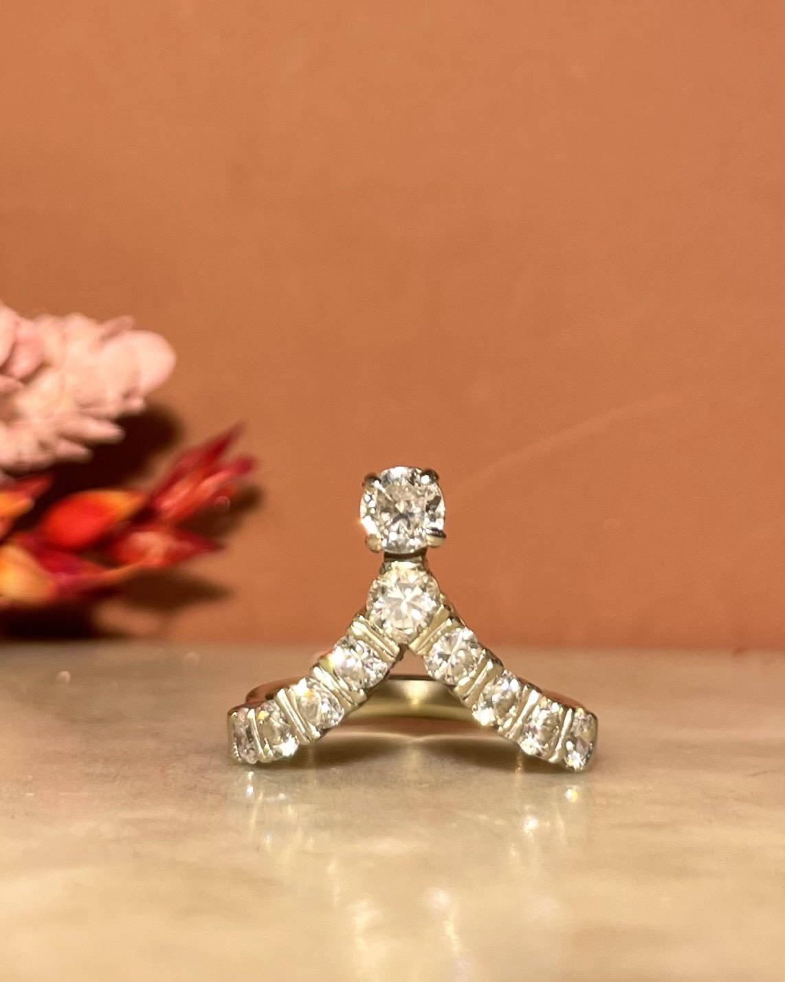 Bague Diadème 10 Diamants 1.15 carat "Donatella"