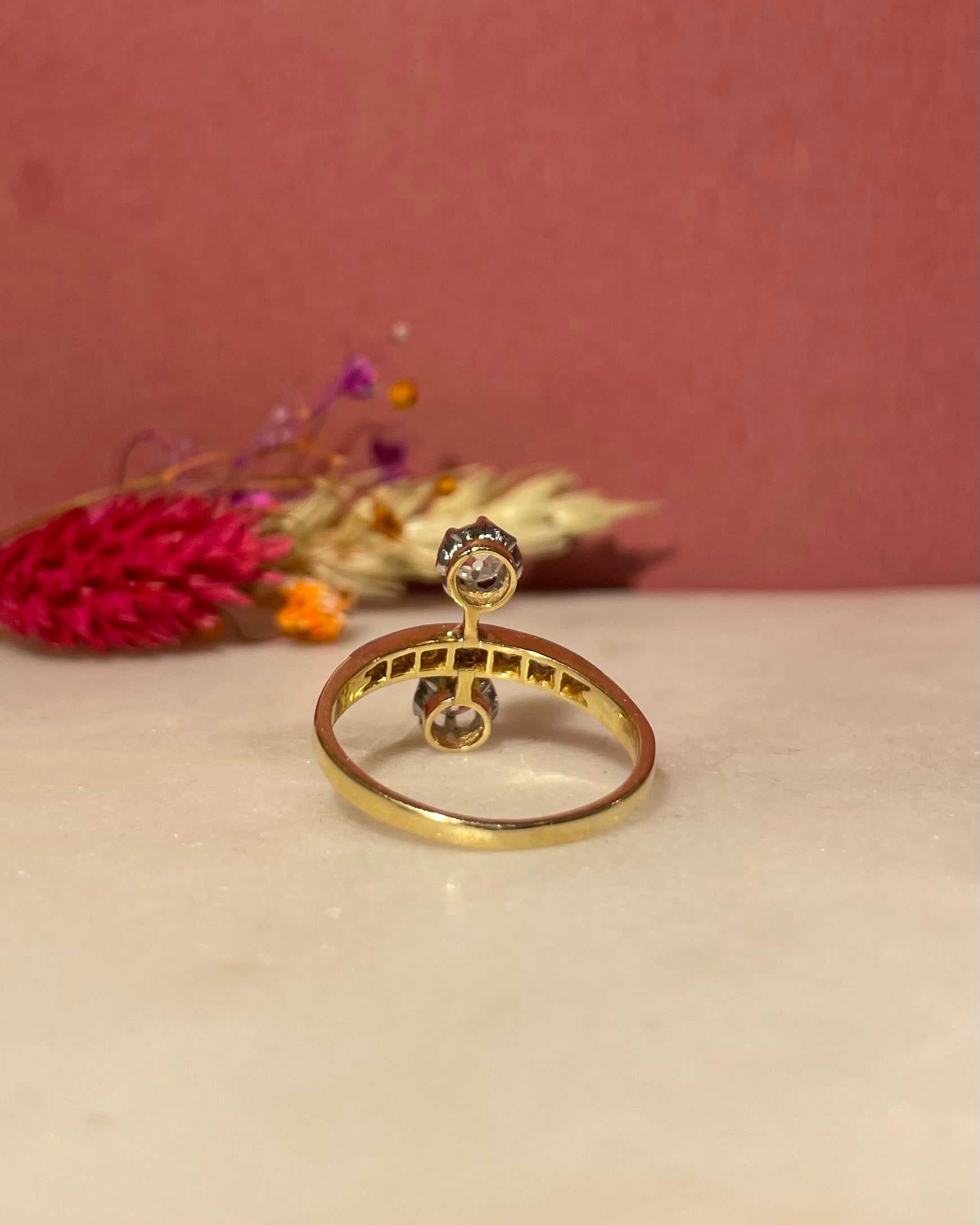 Bague Duchesse Diamants 0.47 carat "Blanche"