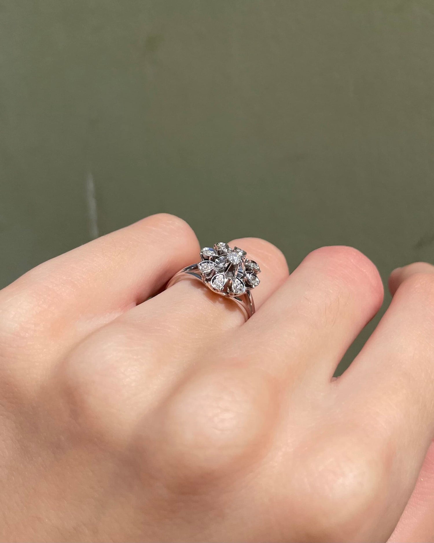 Bague Marguerite 9 Diamants "Maya"