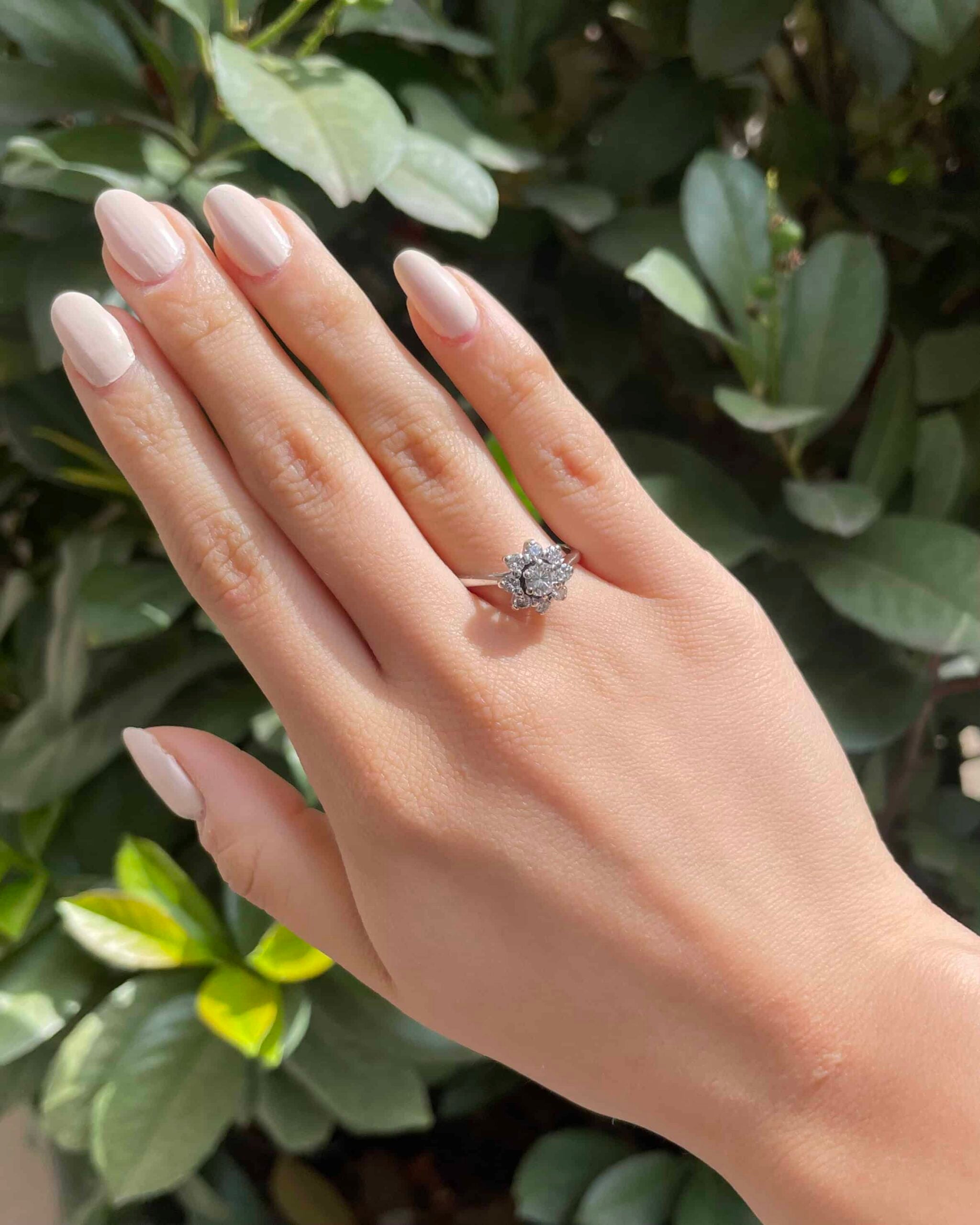 Bague Marguerite Diamants 0.70 Carat "Xylie"