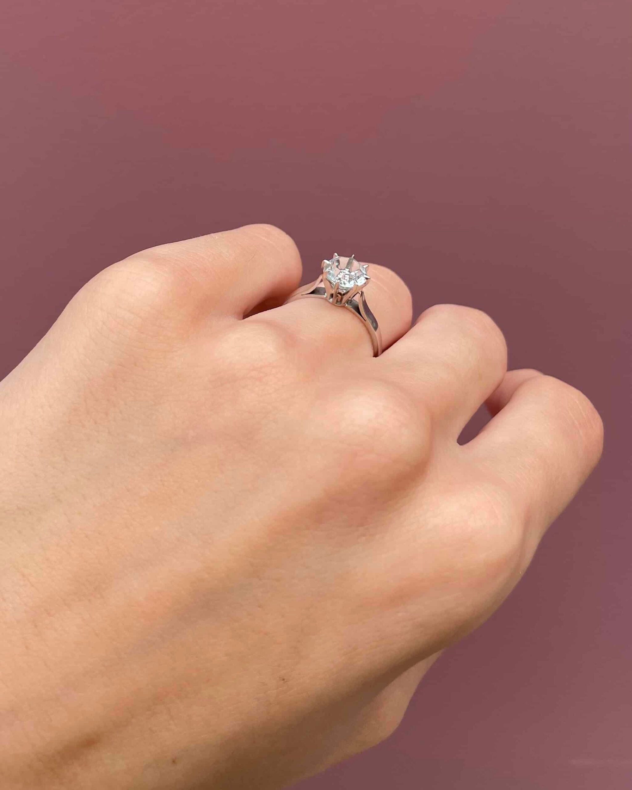 Bague Solitaire Aigue-marine 1.70 carat "Matis"