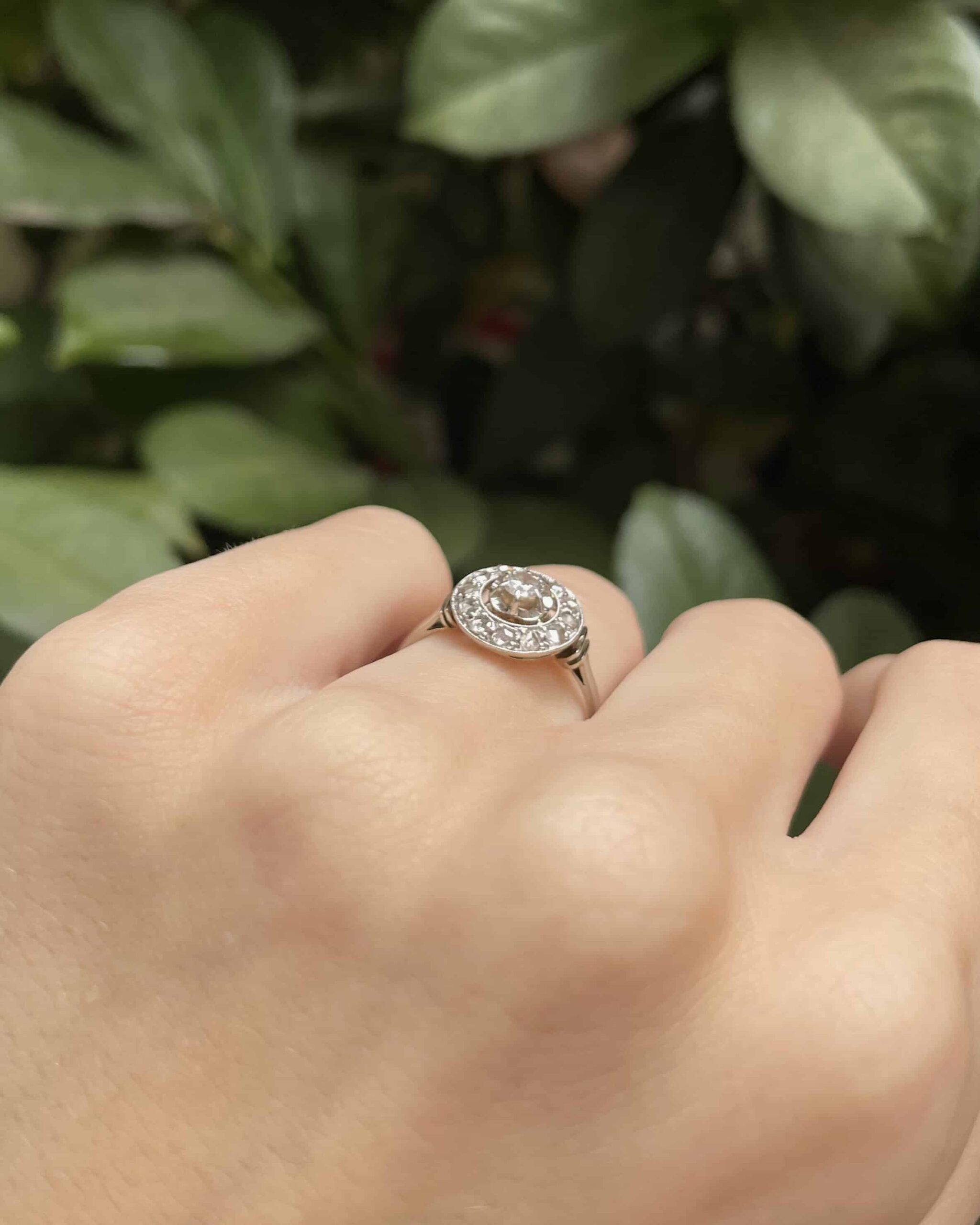 Bague Art-déco 13 Diamants "Uriah"