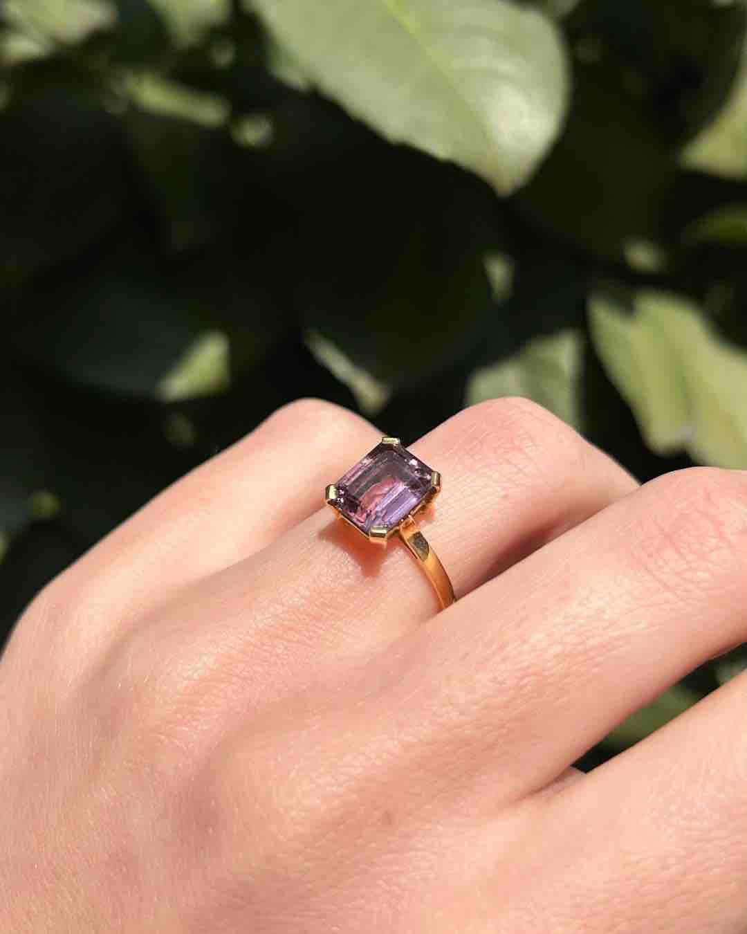 "Patricia" 2.20 Carat Amethyst Cocktail Ring