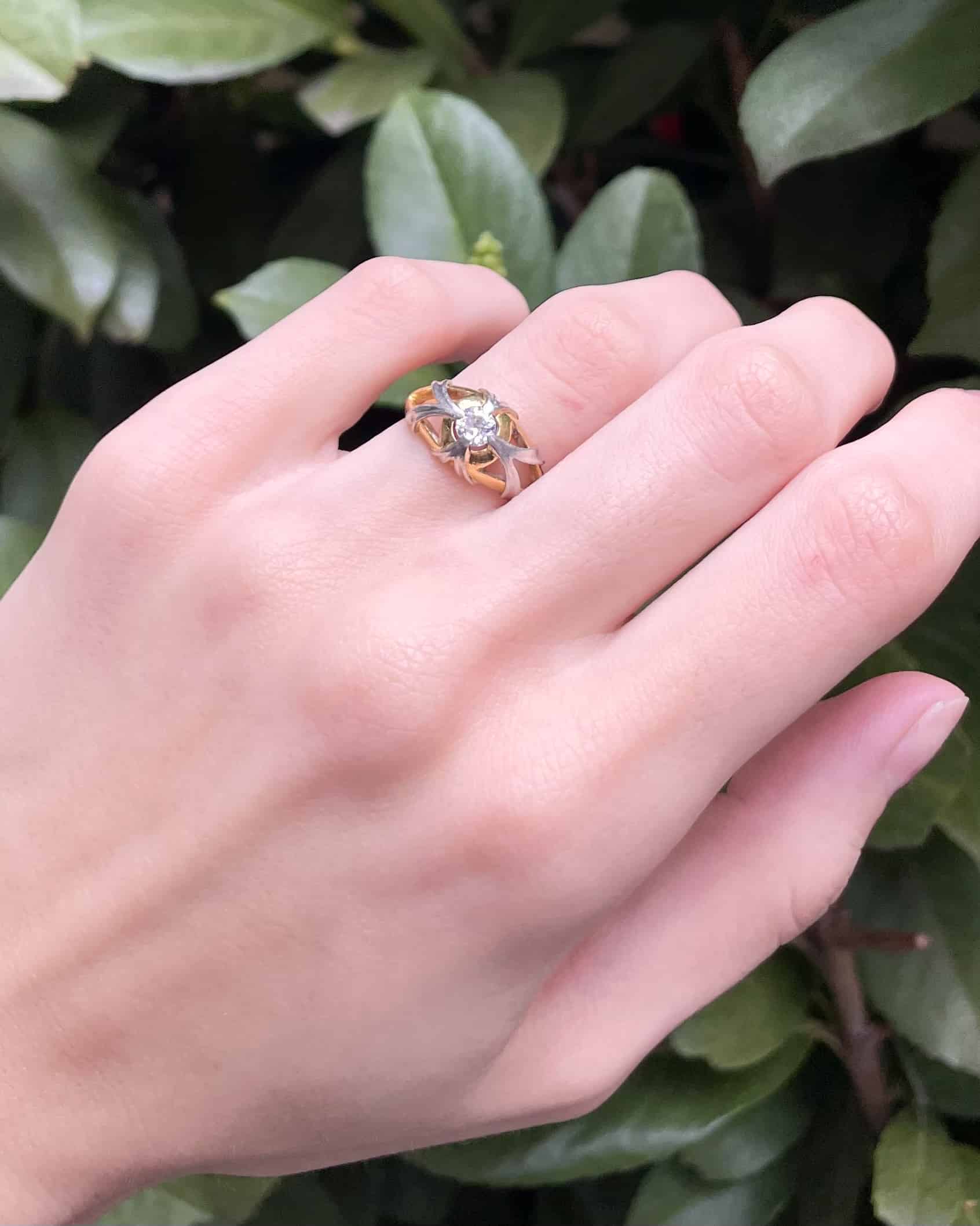 Bague Jonc Diamant 0.30 Carat "Xaria"