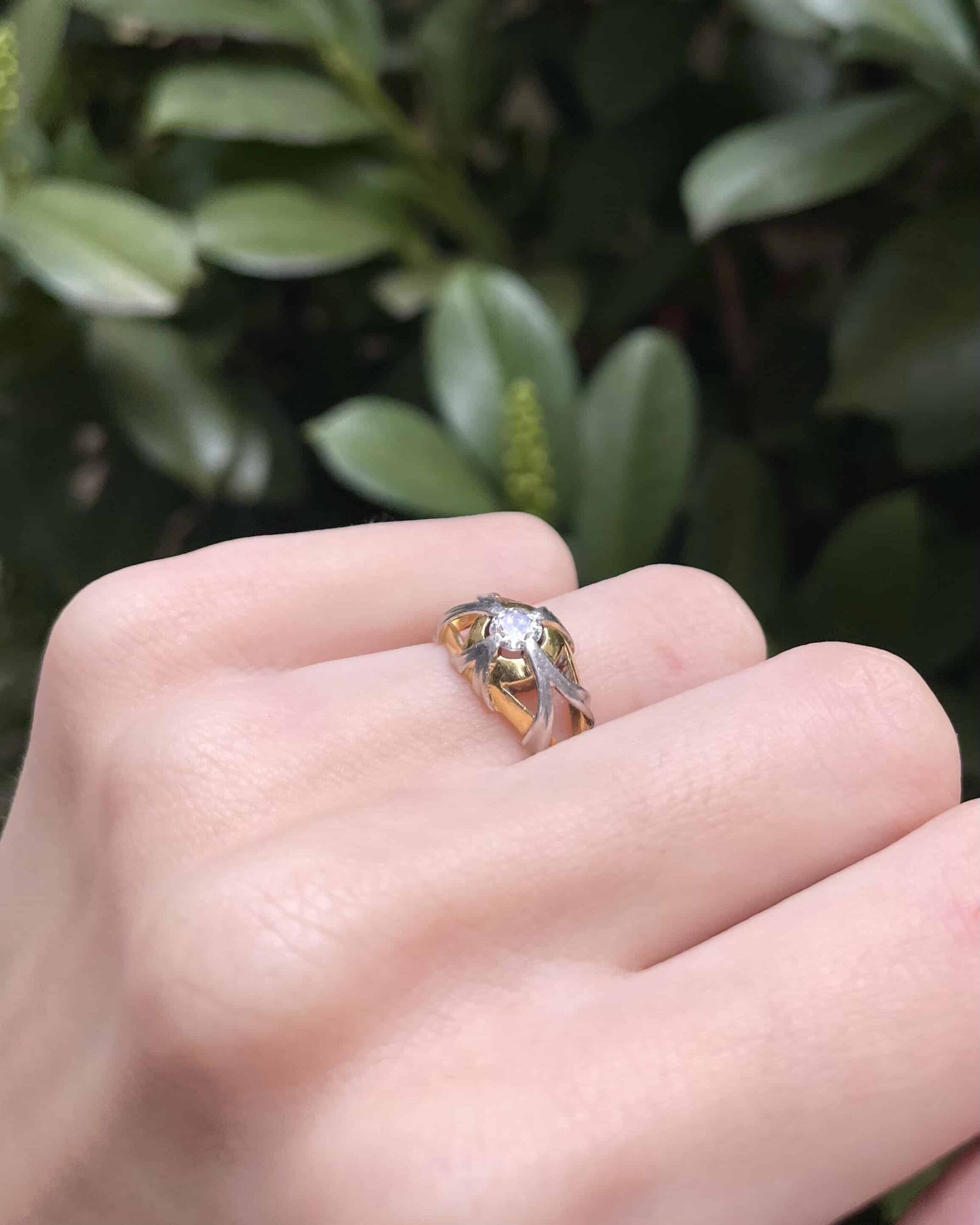 Bague Jonc Diamant 0.30 Carat "Xaria"