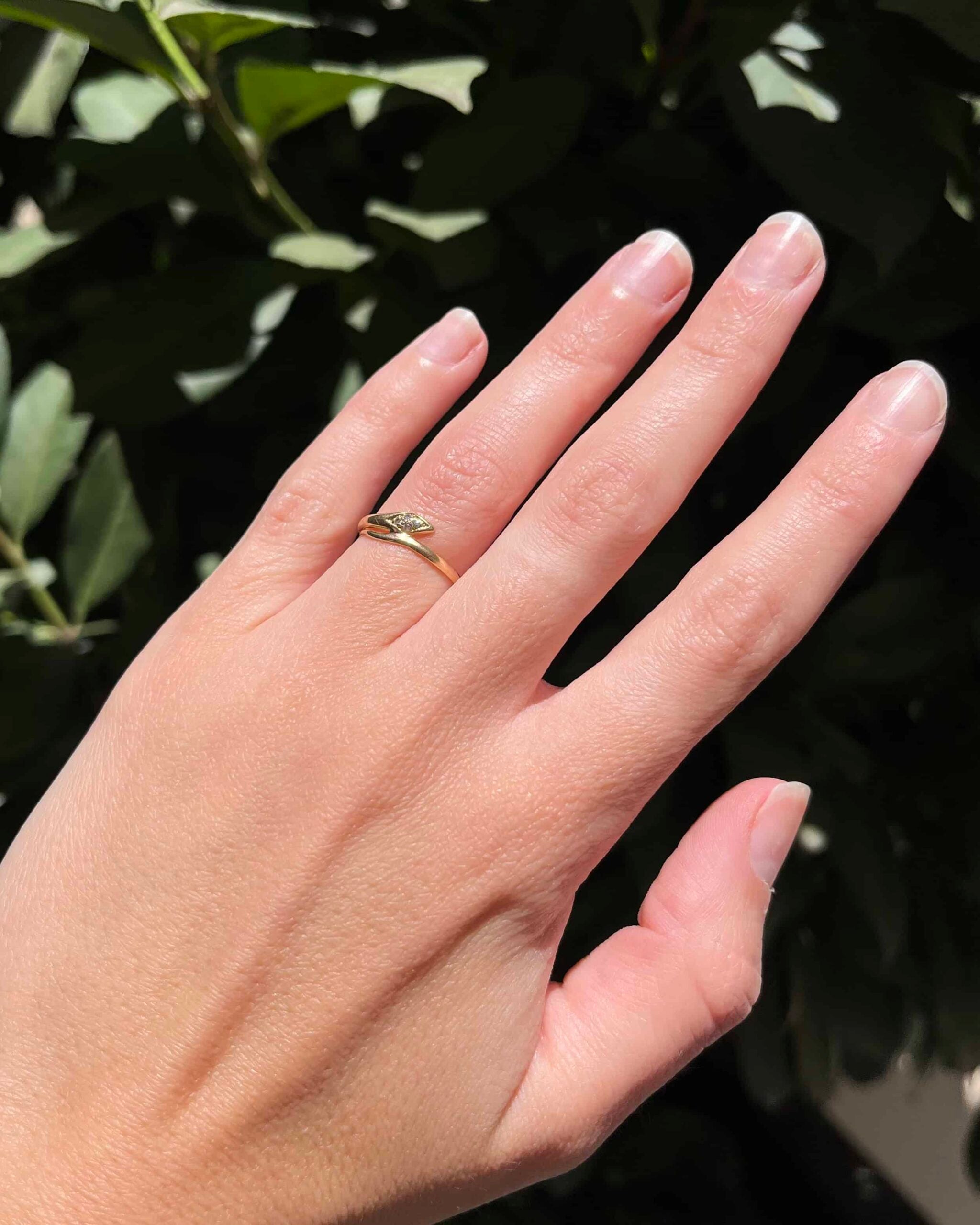 Bague Vintage Serpent Diamants "Marian"