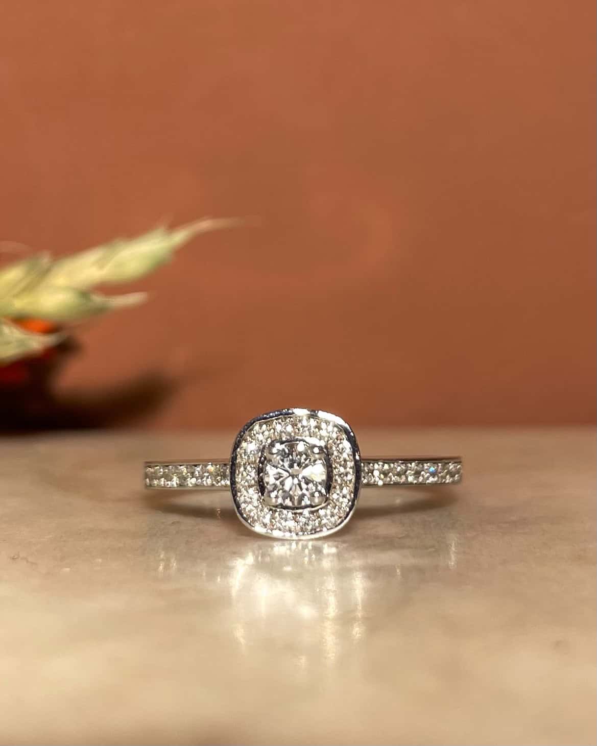 Bague Solitaire 31 Diamants "Vivienna"
