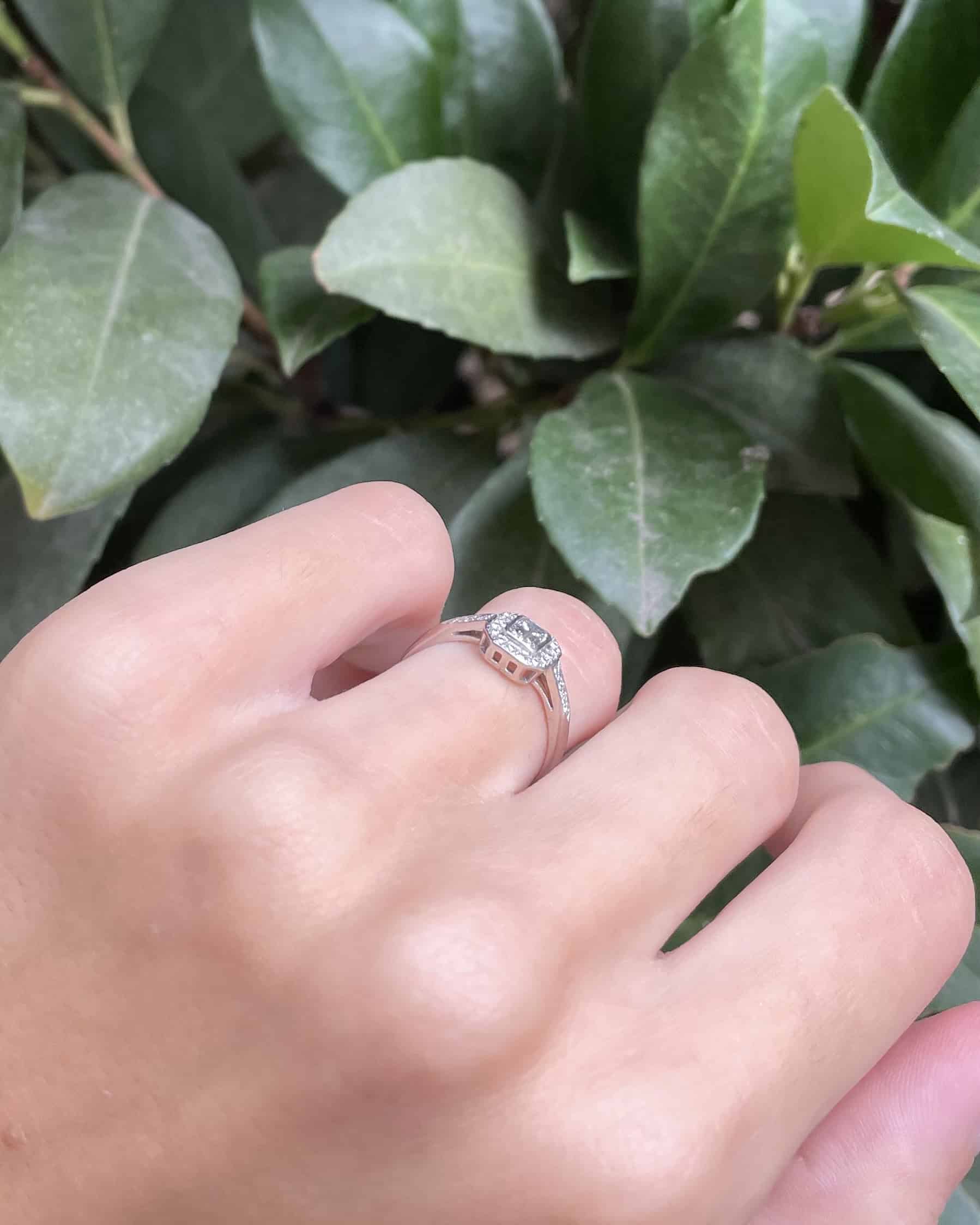 Bague Solitaire 23 Diamants "Véro"