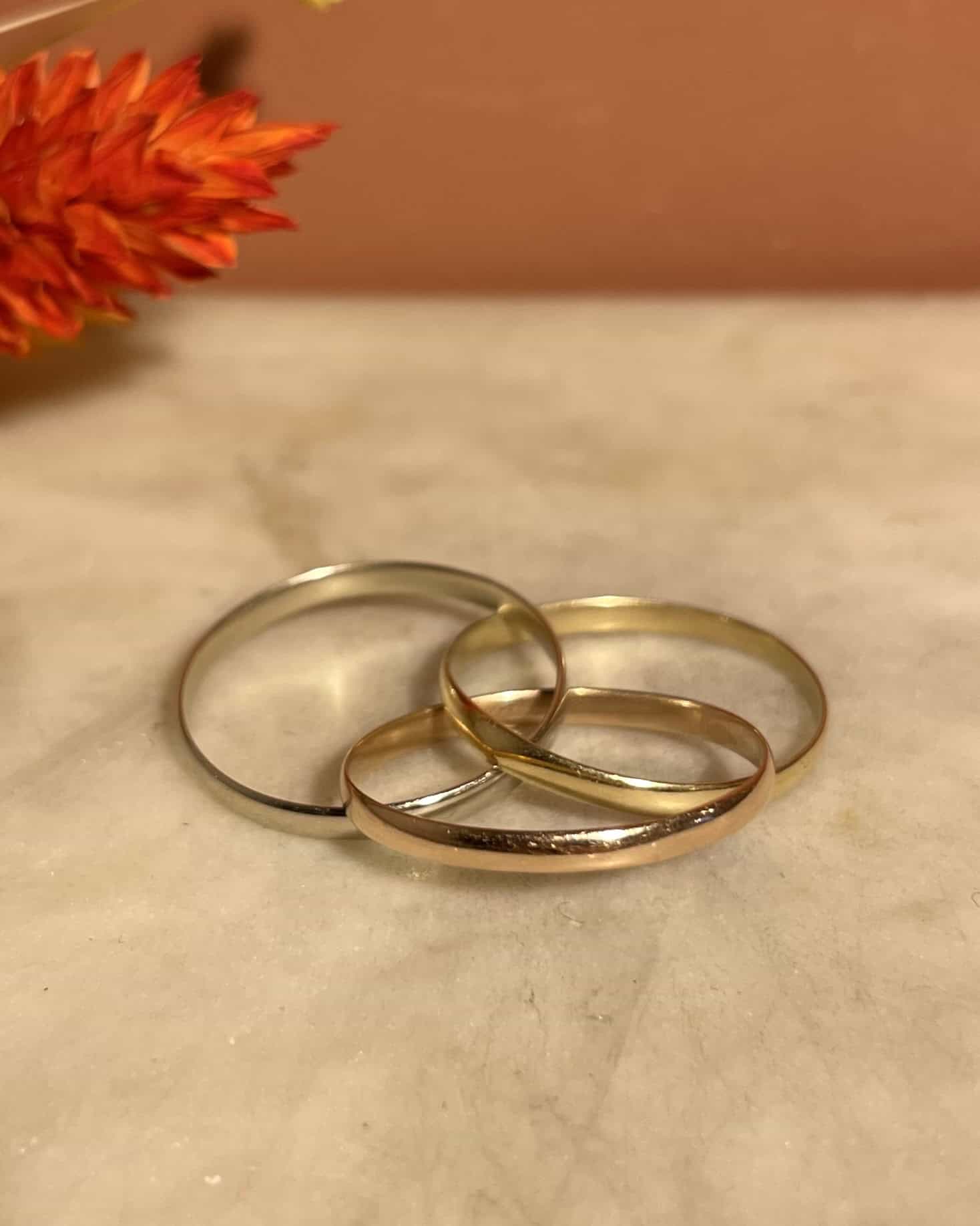Alliance Trois Ors 18 Carats "Amaëlle"