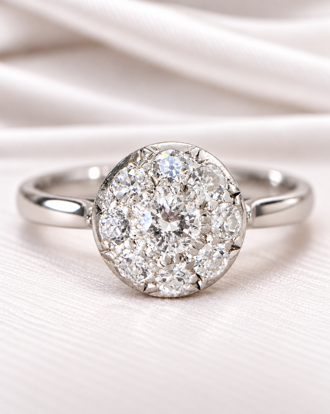 Bague Art-Déco Diamants 0.81 carat "Meryl"