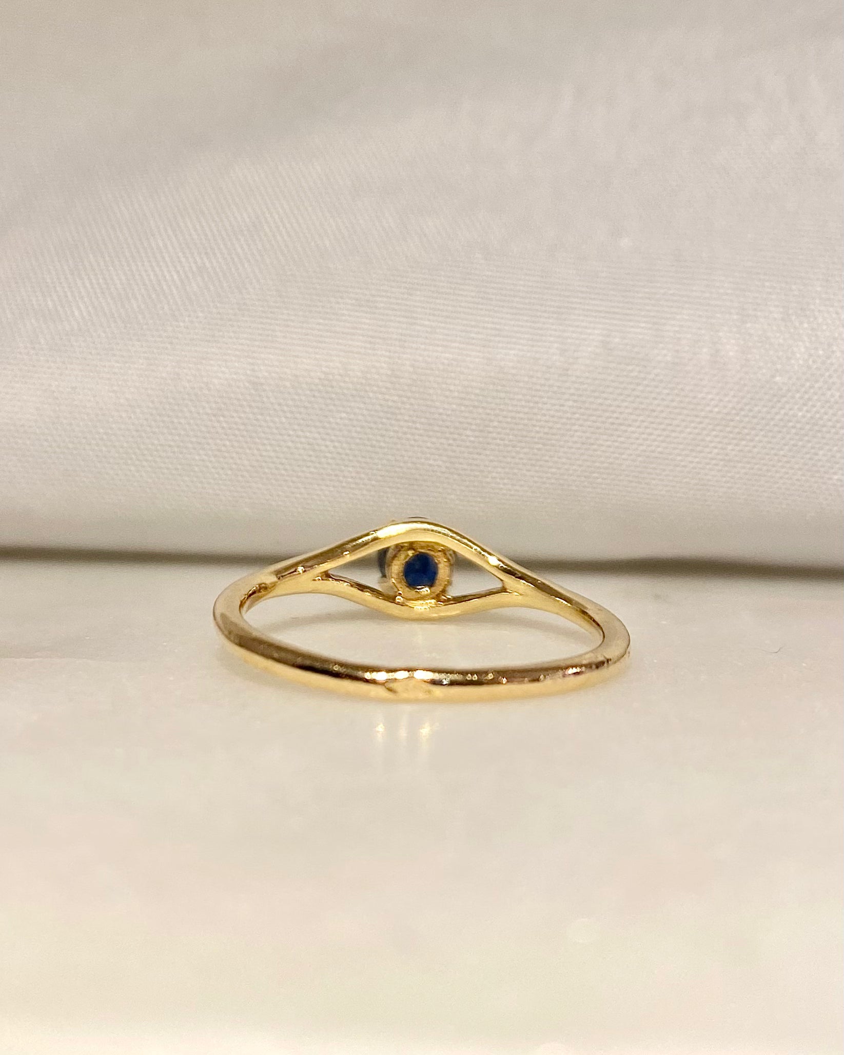 Solitaire Saphir 0.20 carat "Béa"