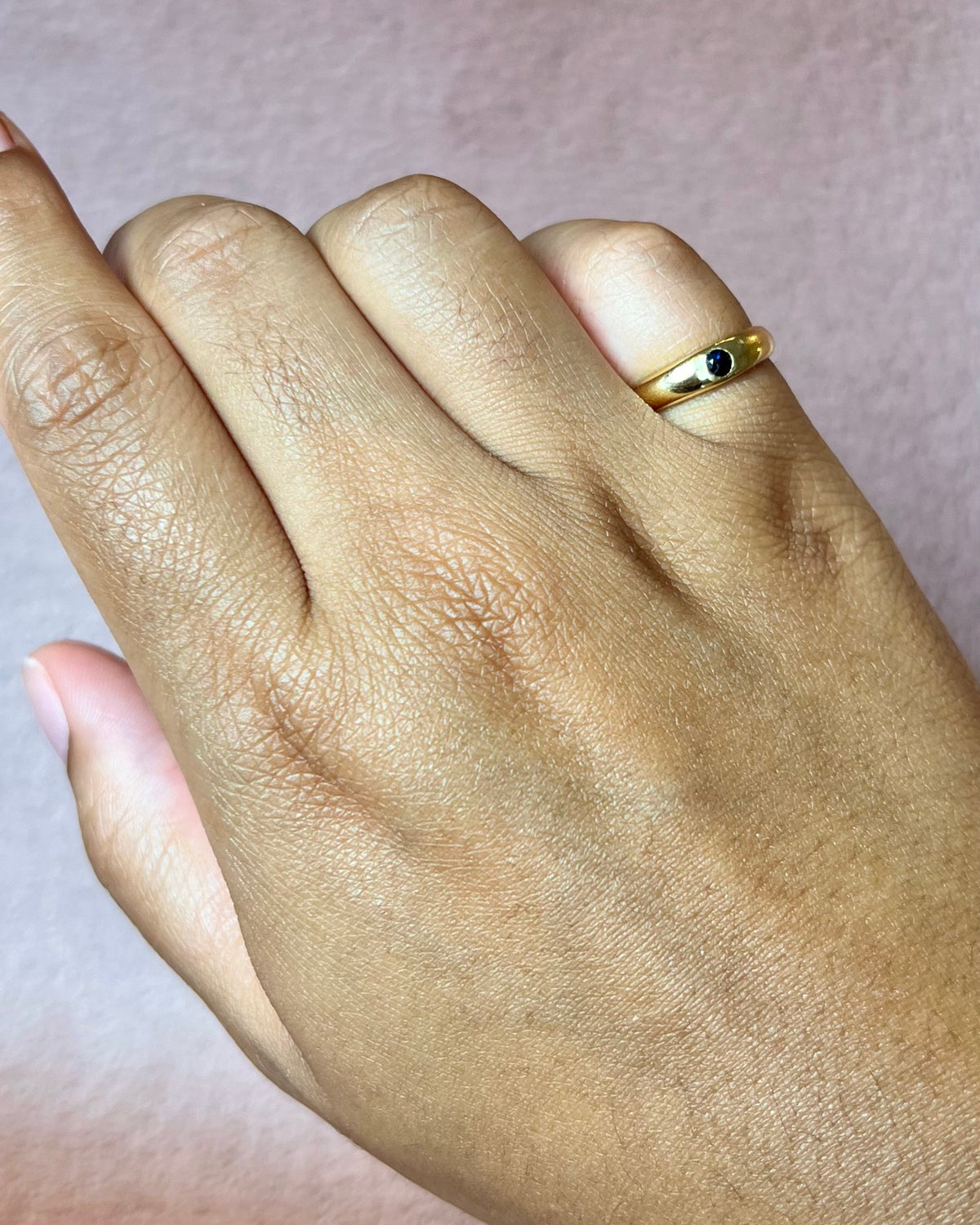 Bague Jonc Saphir "Samy"