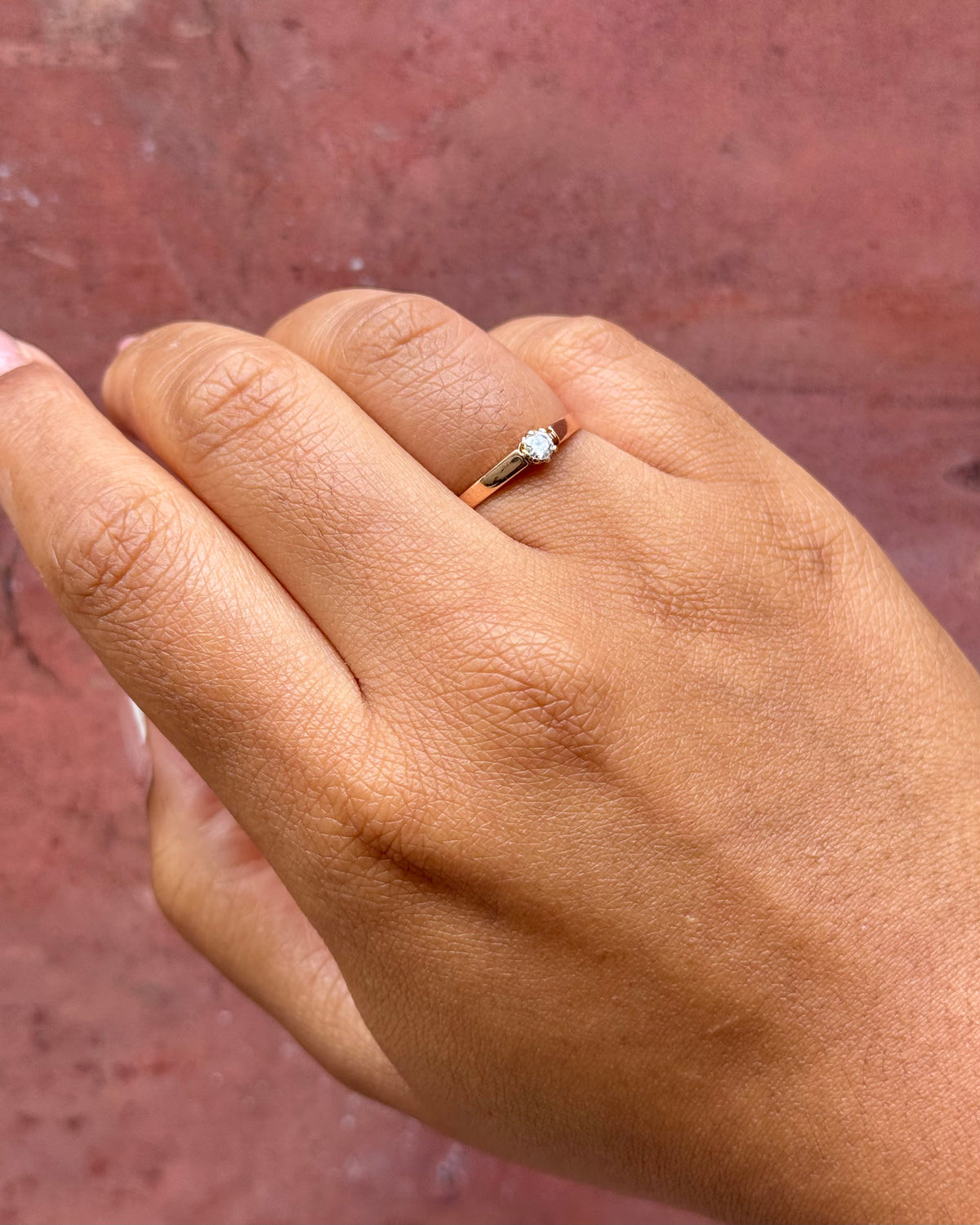 Solitaire Diamond Ring "Emilie"