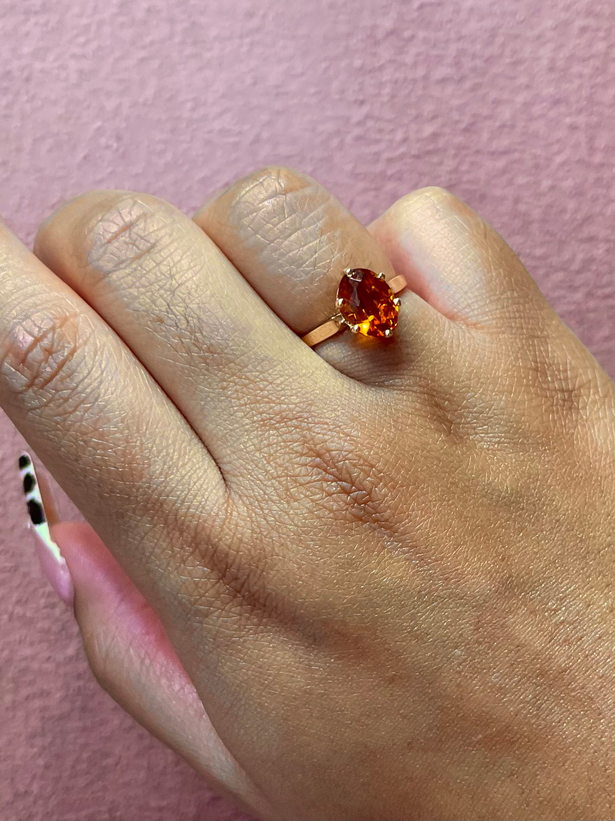 Anillo de cóctel de citrino de 2.35 quilates "Léandre"