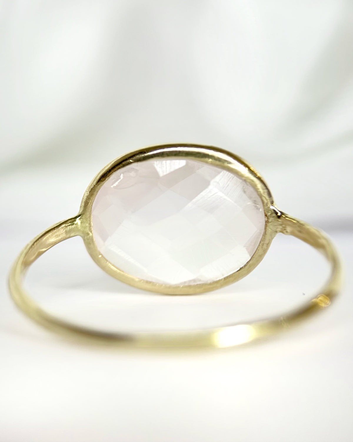 Bague Cocktail Quartz Rose 3.30 carats "Elsa"