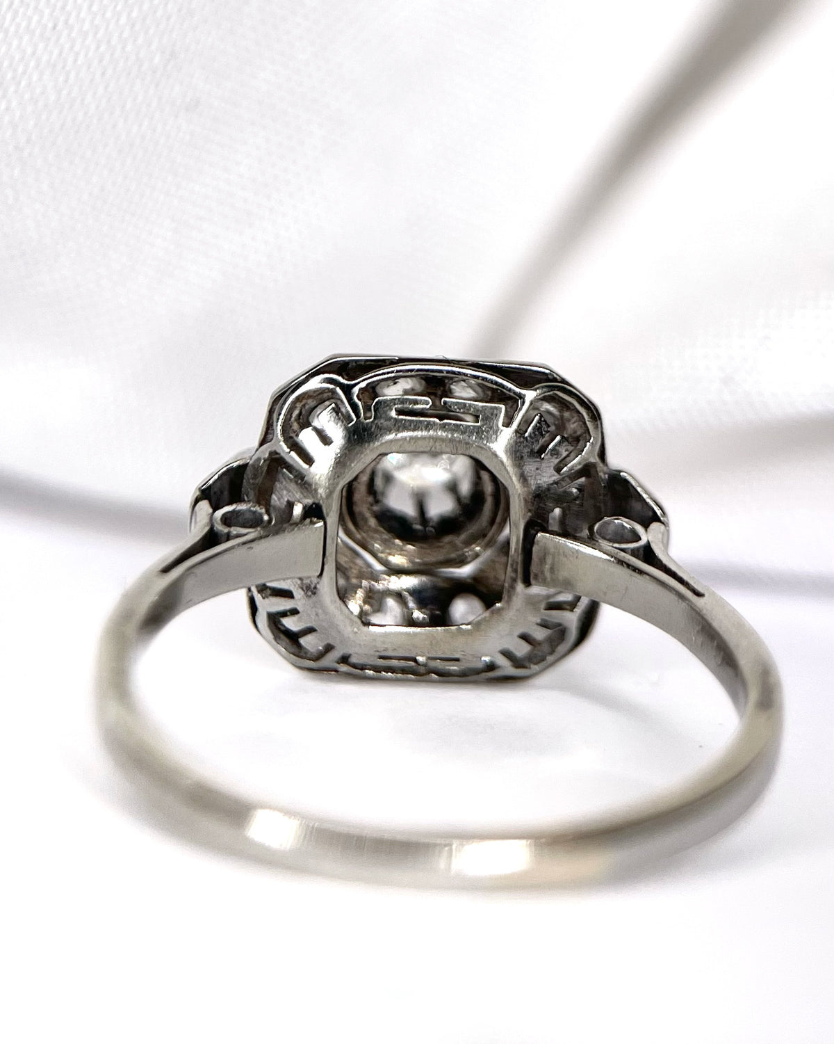 Anillo art déco con diamantes de 0.25 quilates "Ulysse"
