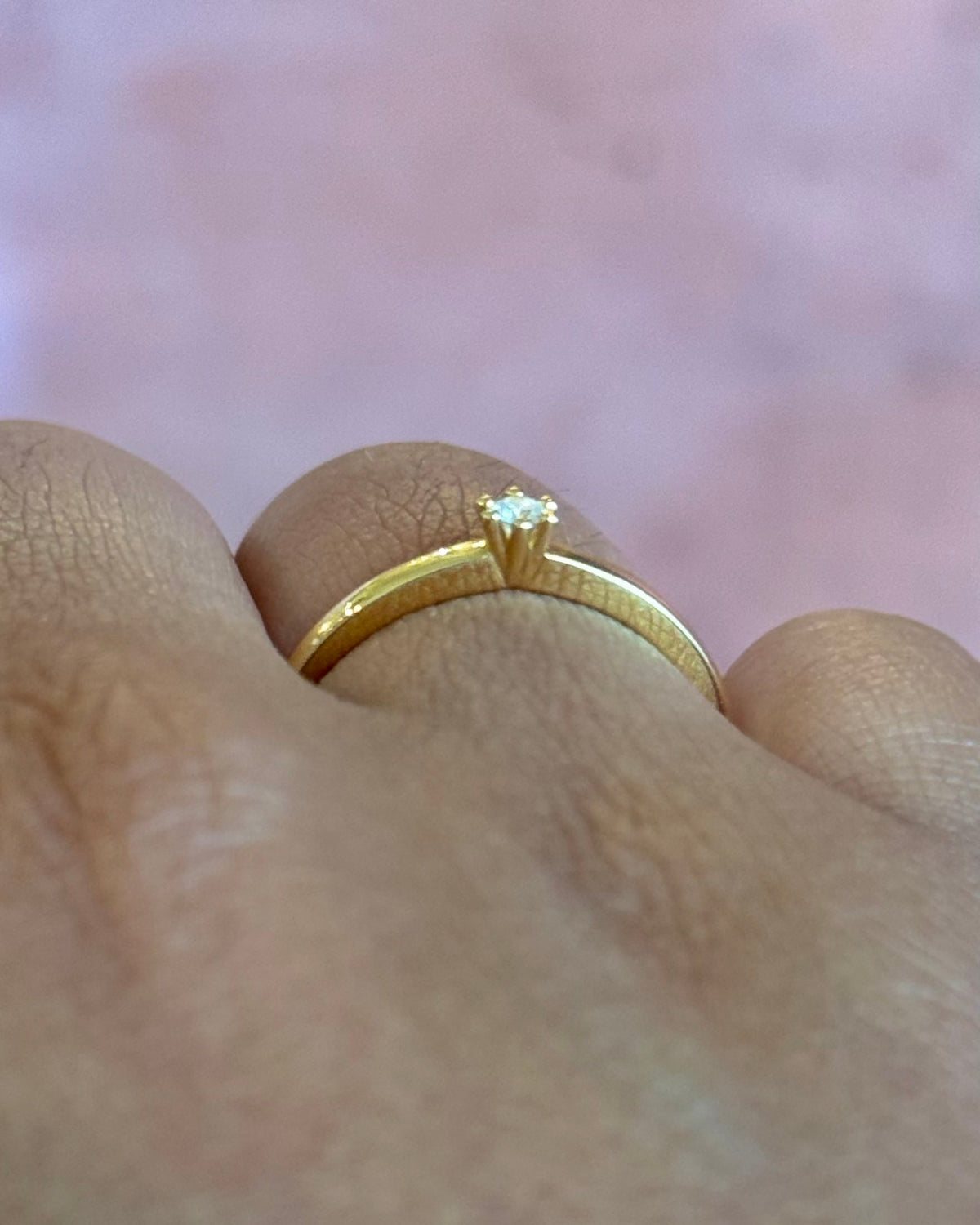 Bague Solitaire Diamant "Solange"