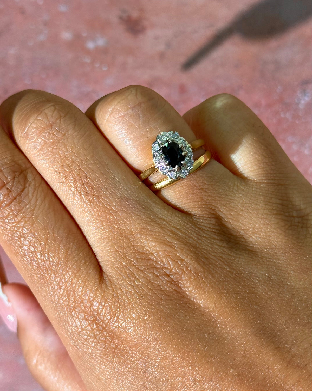 Bague Marguerite Saphir & Diamants "Eugenie"