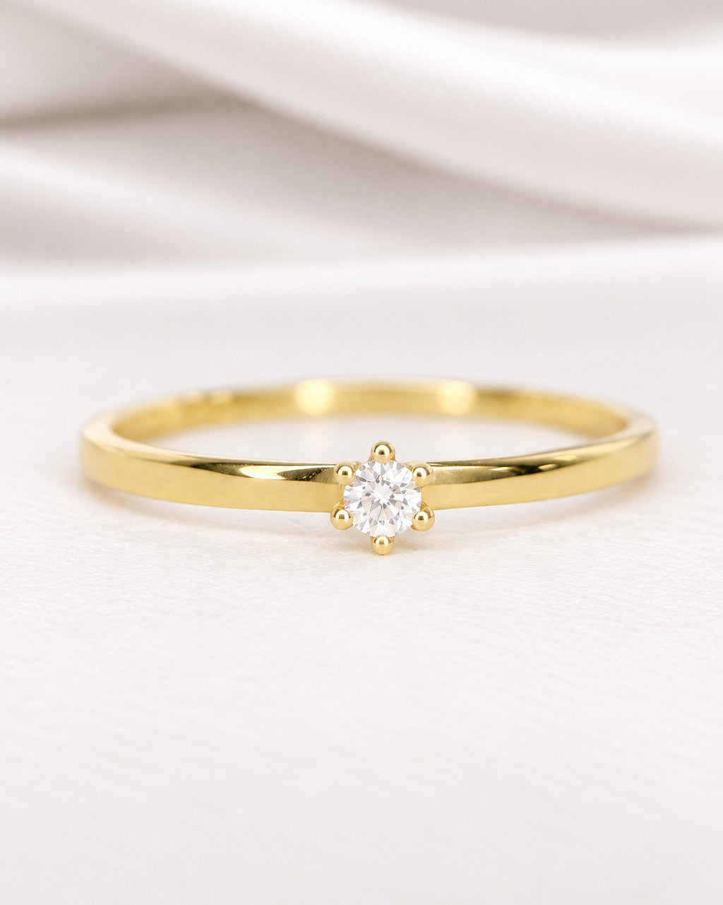 Bague Solitaire Diamant "Solange"