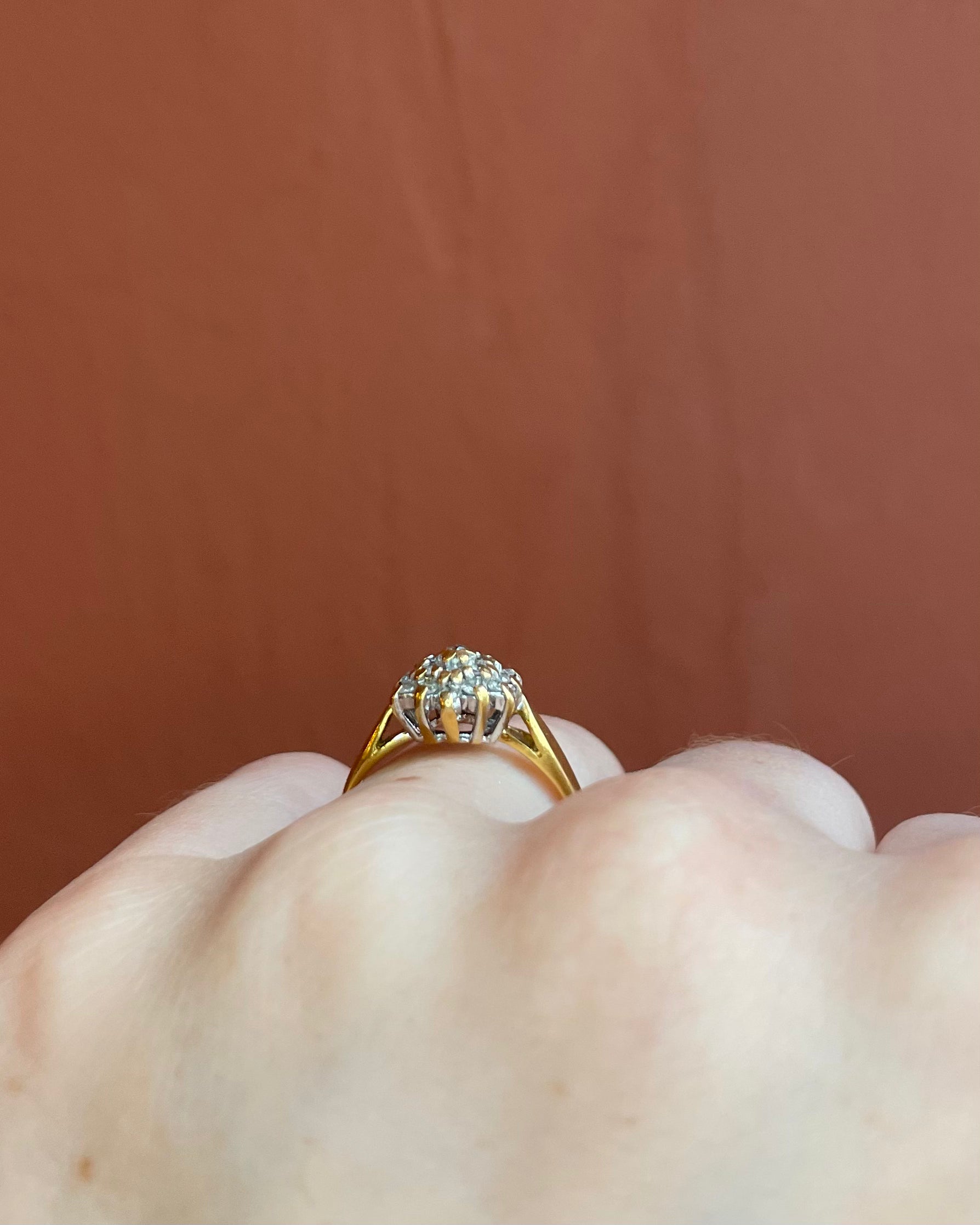 Bague Marguerite Diamants 0.38 carat “Albine”