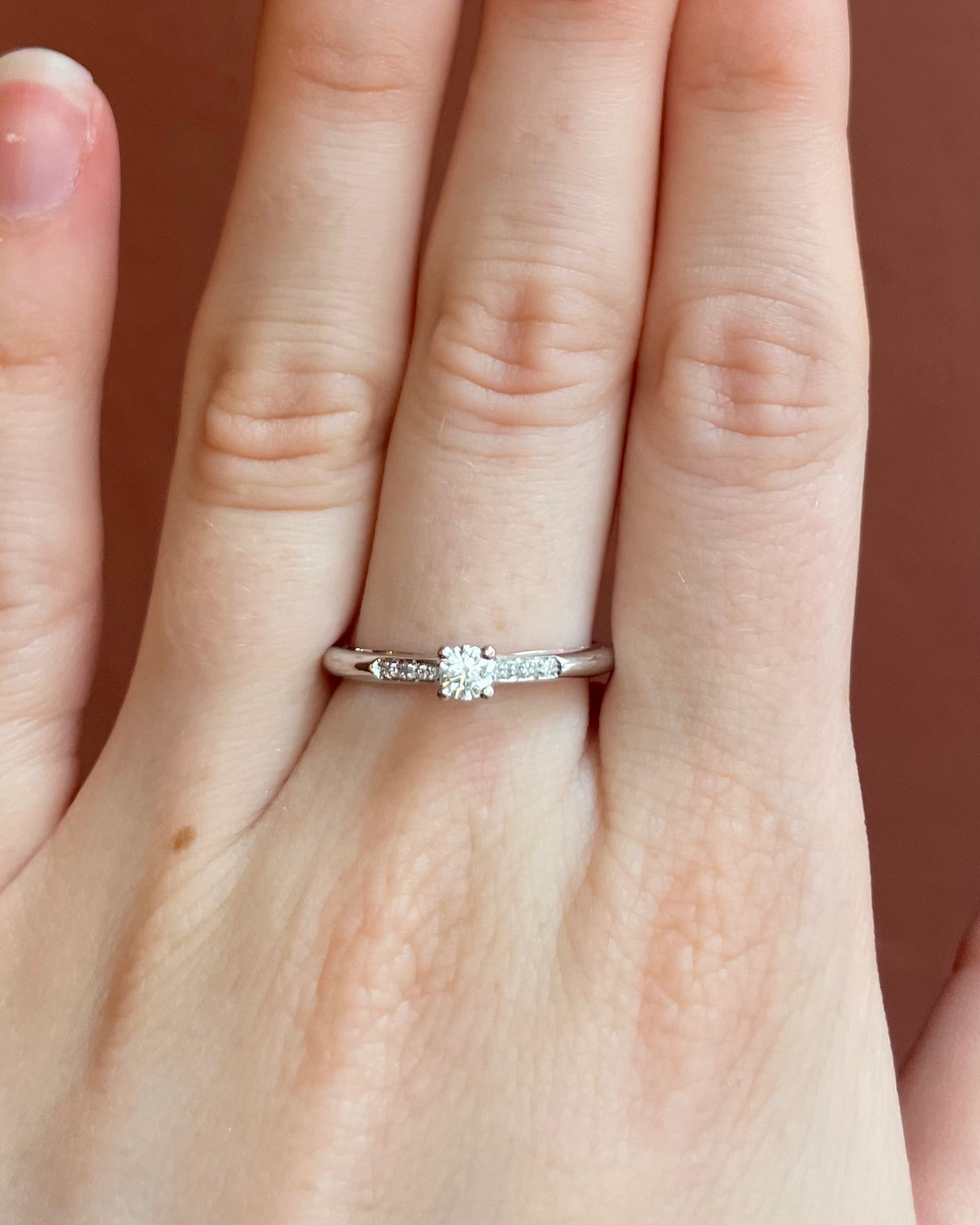 Bague Solitaire Diamants Mauboussin “tu es le sel de ma vie”