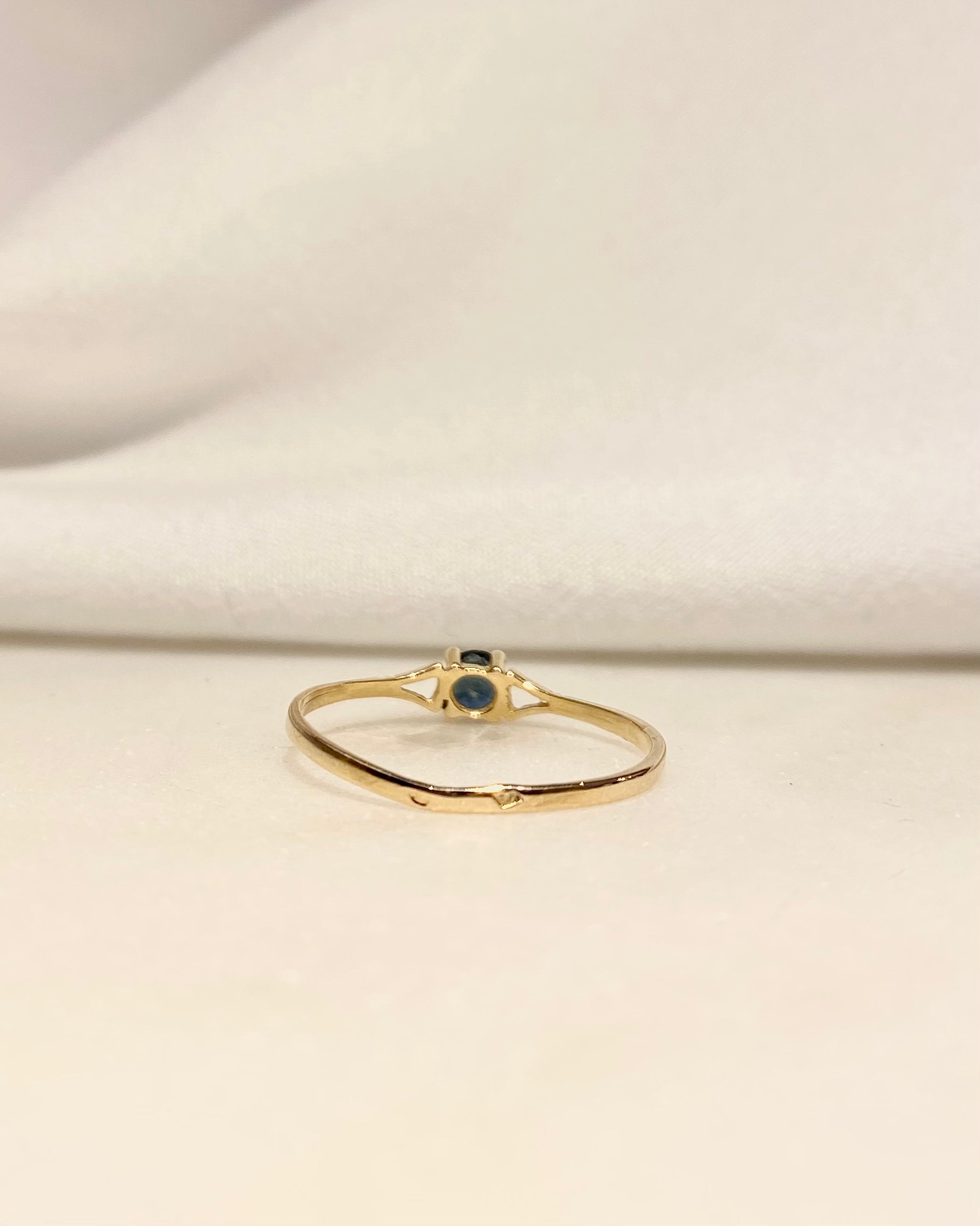 Bague Solitaire Saphir 0.20 carat "Lauraline"