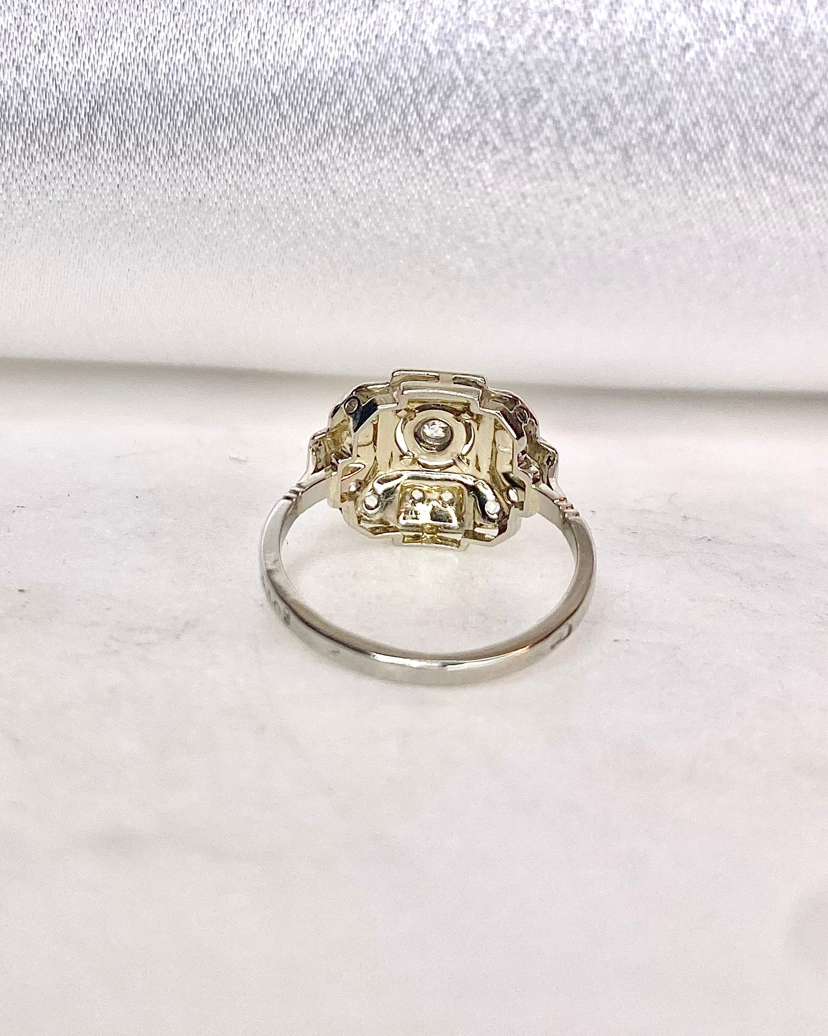 Bague Art-Déco Diamants "Goldie"