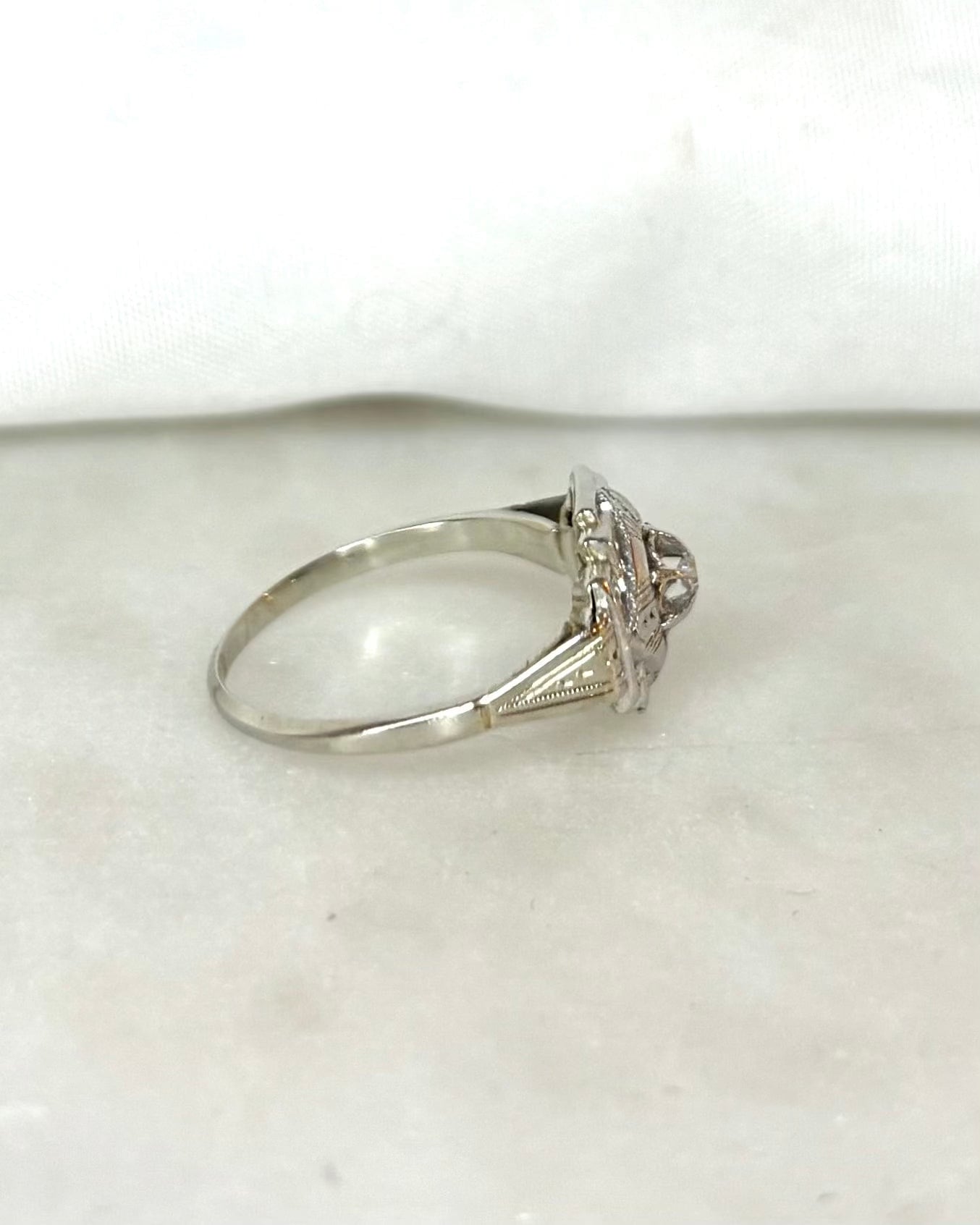 Bague Art Déco Diamant "Megan"