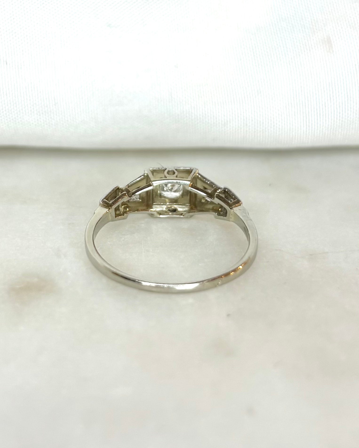 Bague Art Déco Diamants "Soline"