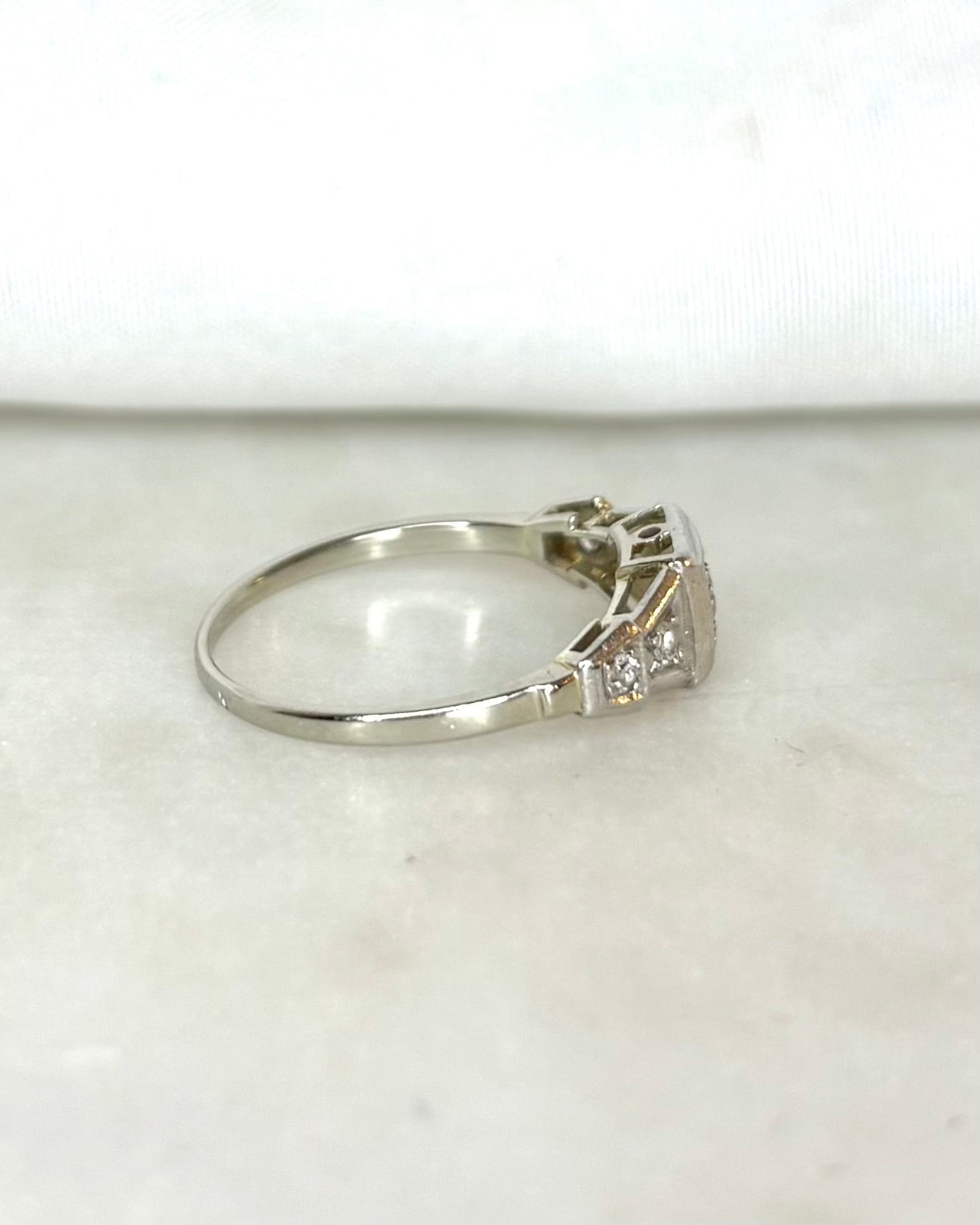 Bague Art Déco Diamants "Soline"