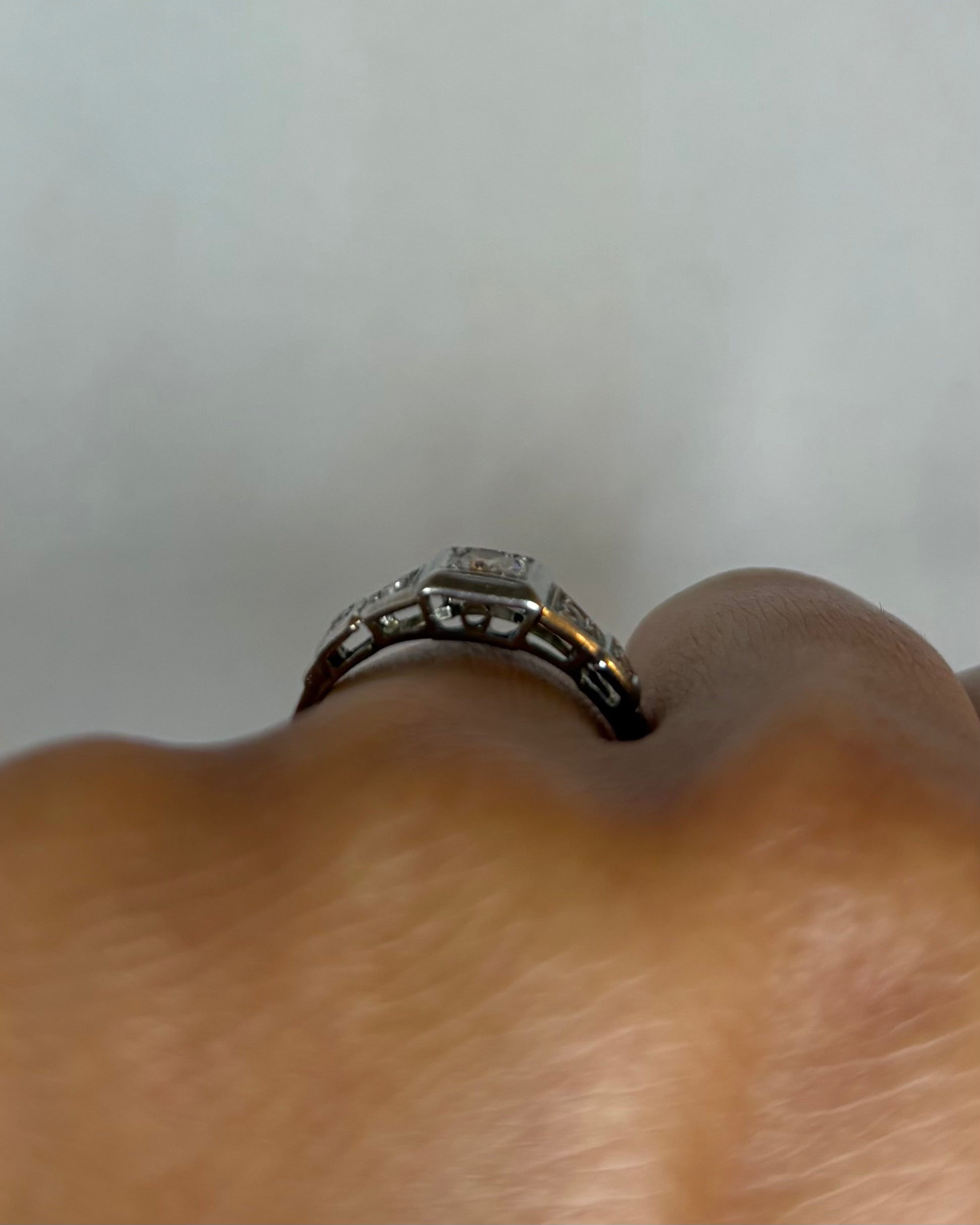 Bague Art Déco Diamants "Soline"