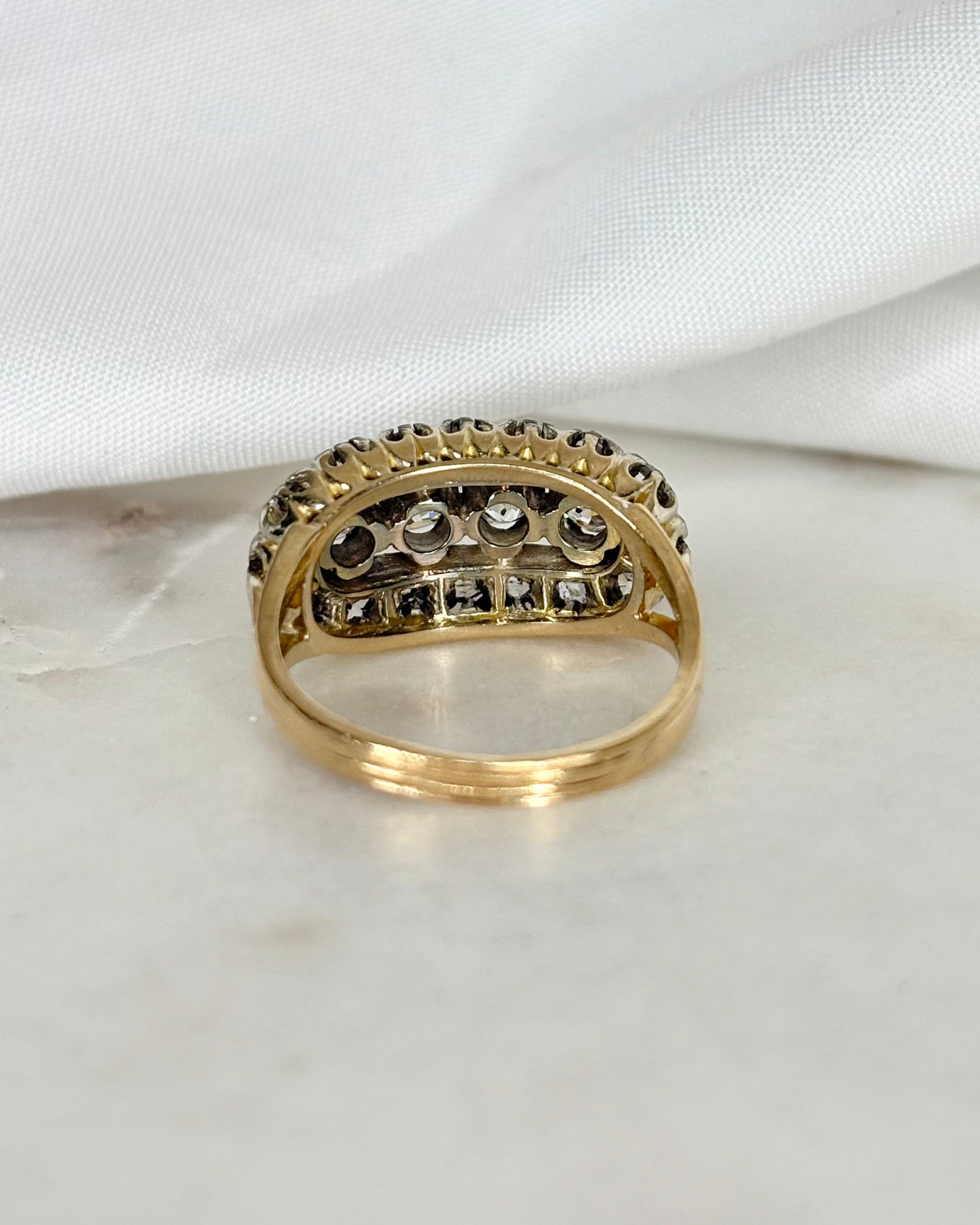 Bague Art Déco Diamants 0.92 carat "Aglaé"