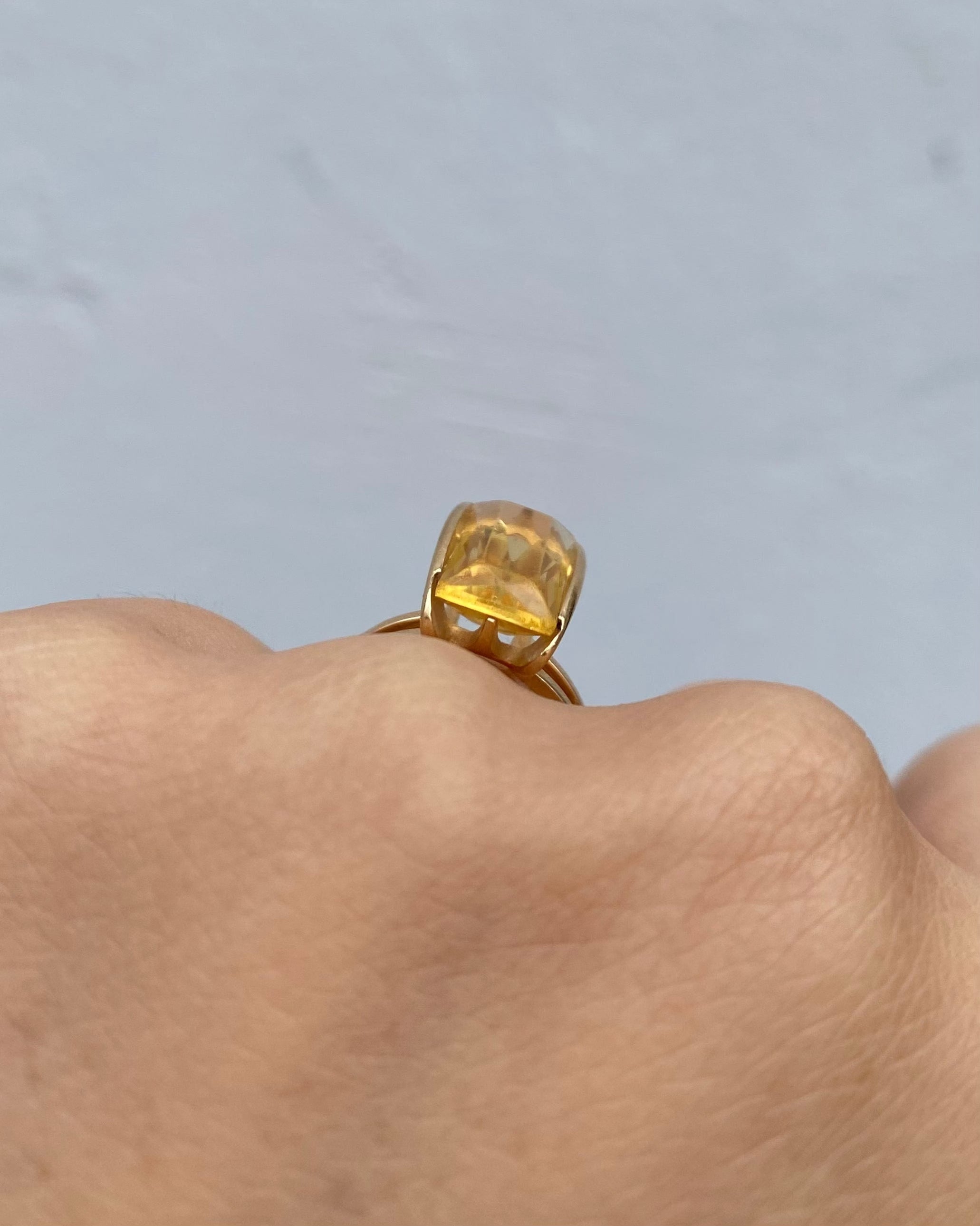 Bague Cocktail Citrine 3.70 carats "Olga"