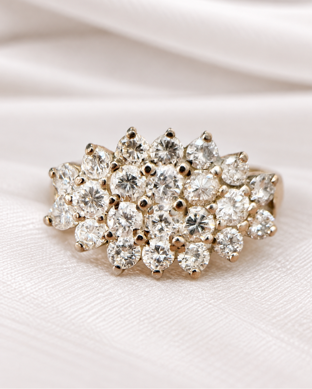Bague Rivière Diamants 1.22 carat "Ophelie"