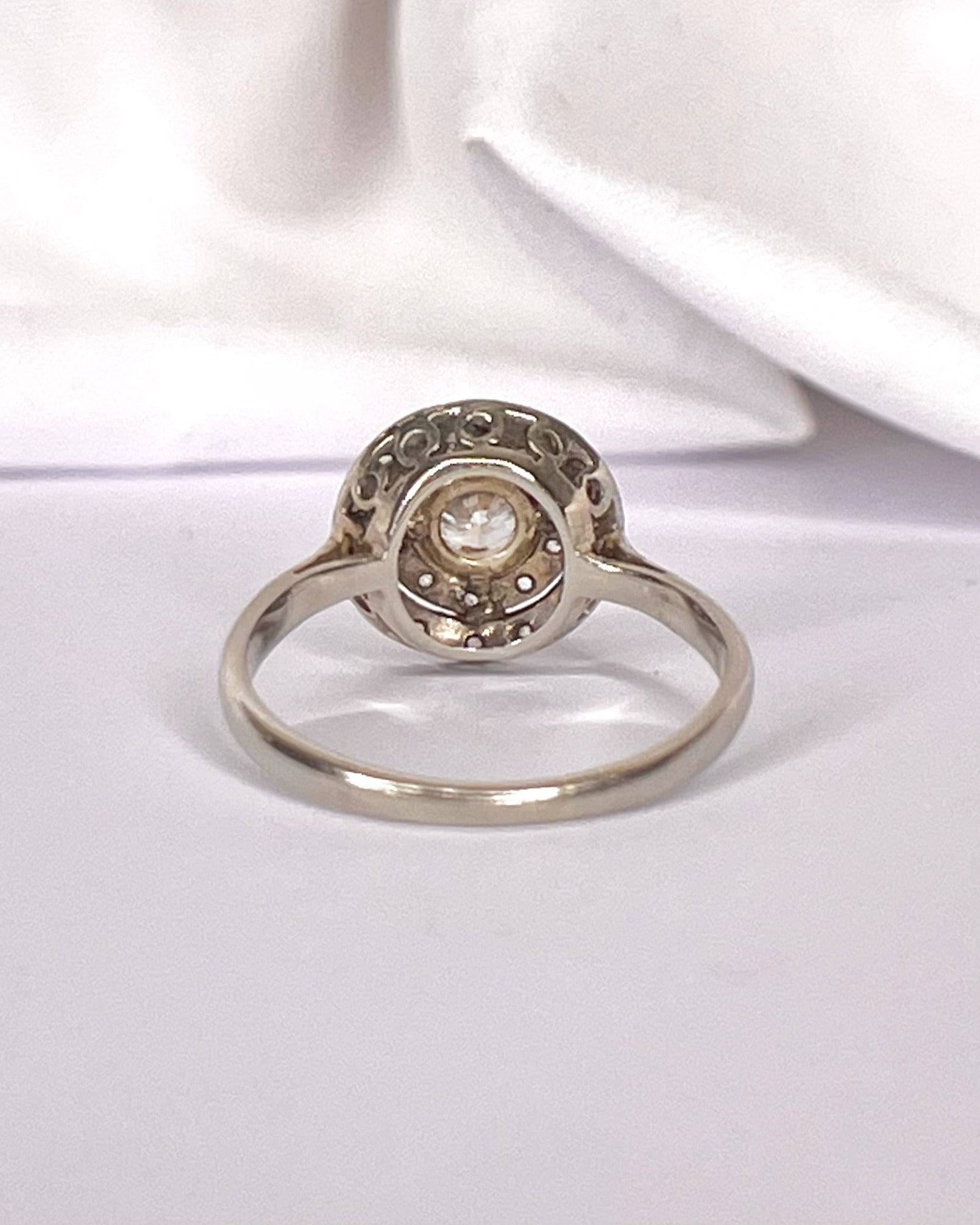 Bague Art-Déco Diamants 0.44 carat "Léna"