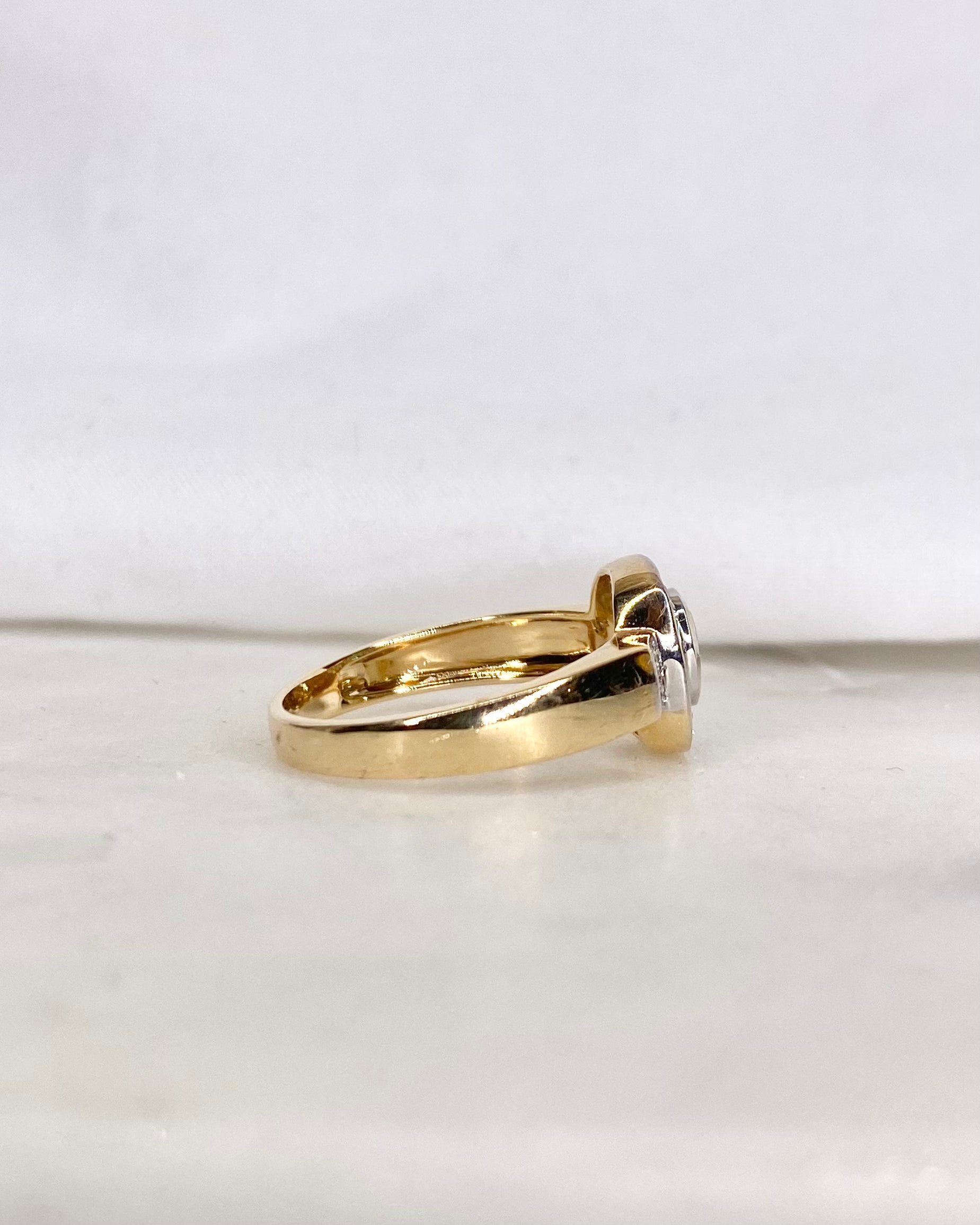 Bague Style Art Deco Émeraude & Diamants "Judy"