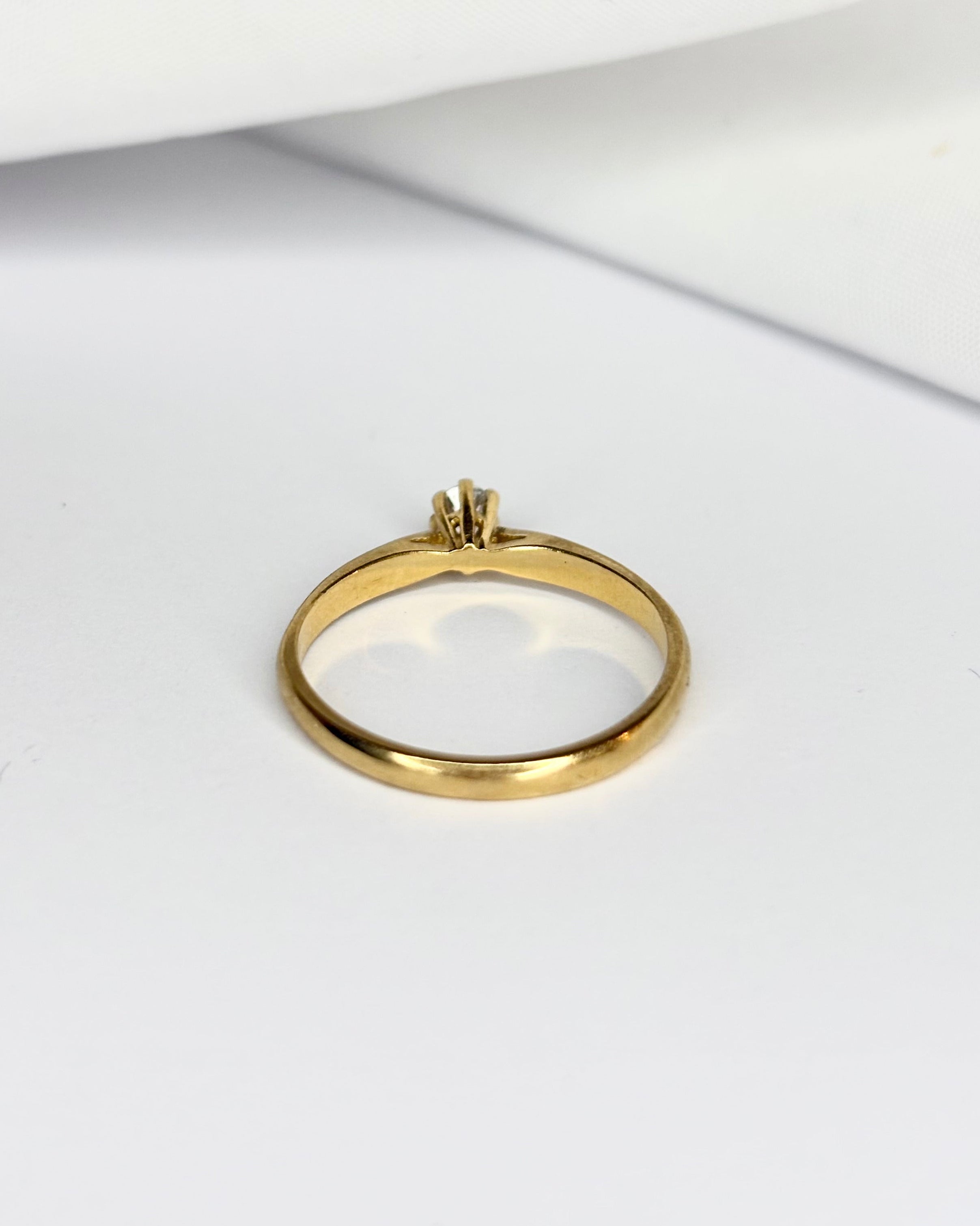 Bague Solitaire Diamant 0.10 carat "Stella"