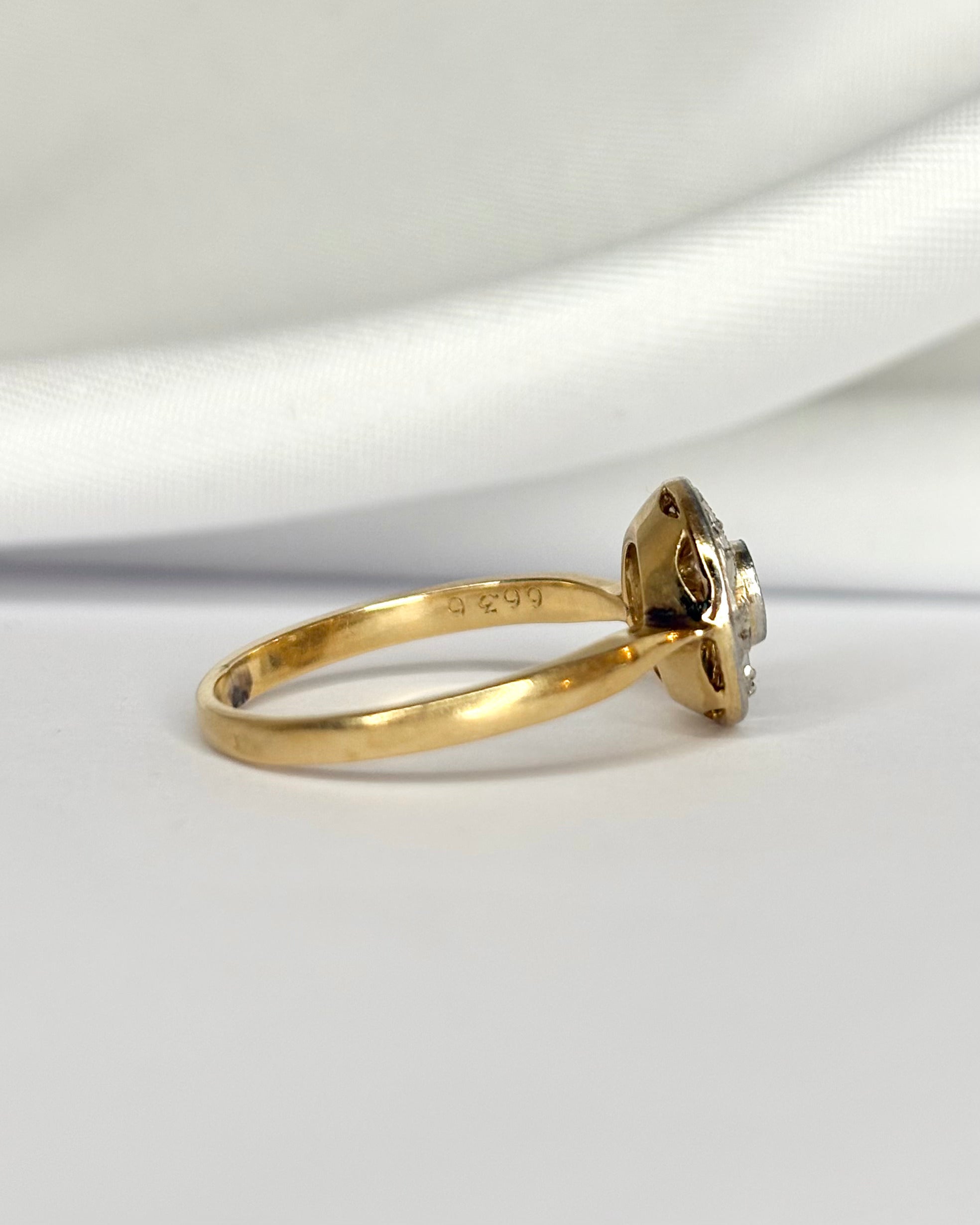 Bague Art Déco Diamants "Daphné" - Elliade Paris