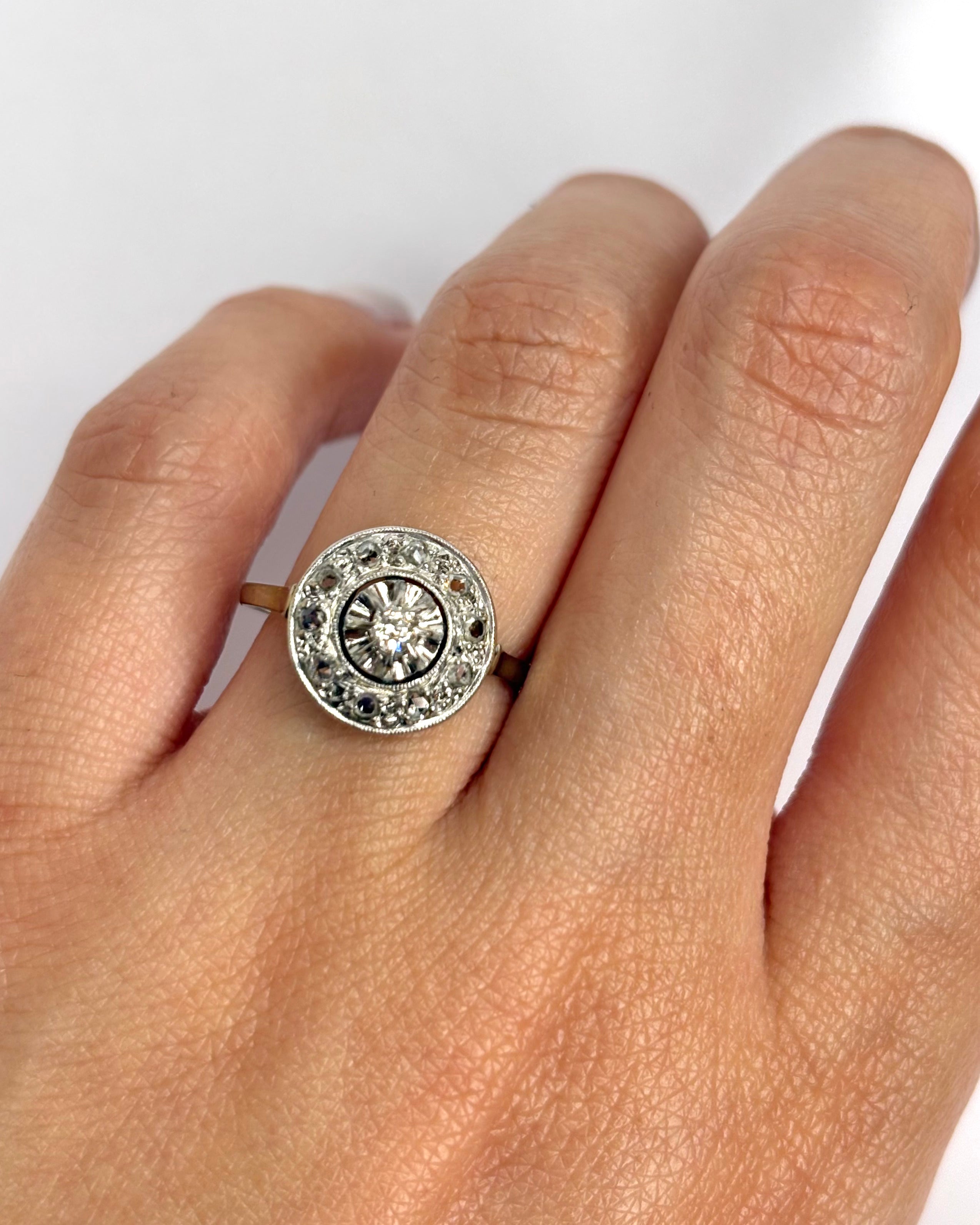 Bague Art Déco Diamants "Vesna"