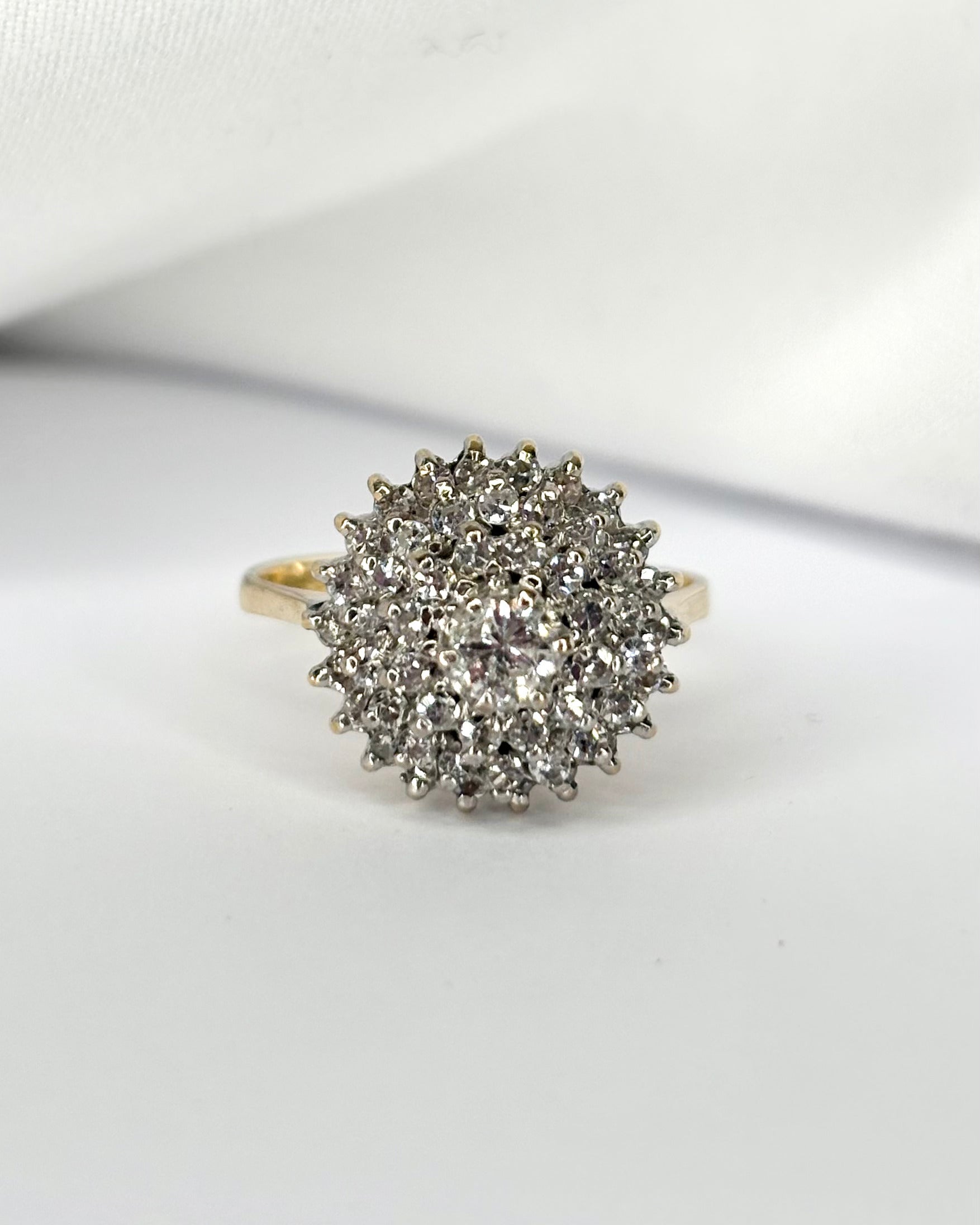 Bague Marguerite 53 Diamants 1.24 Carat "Nina"
