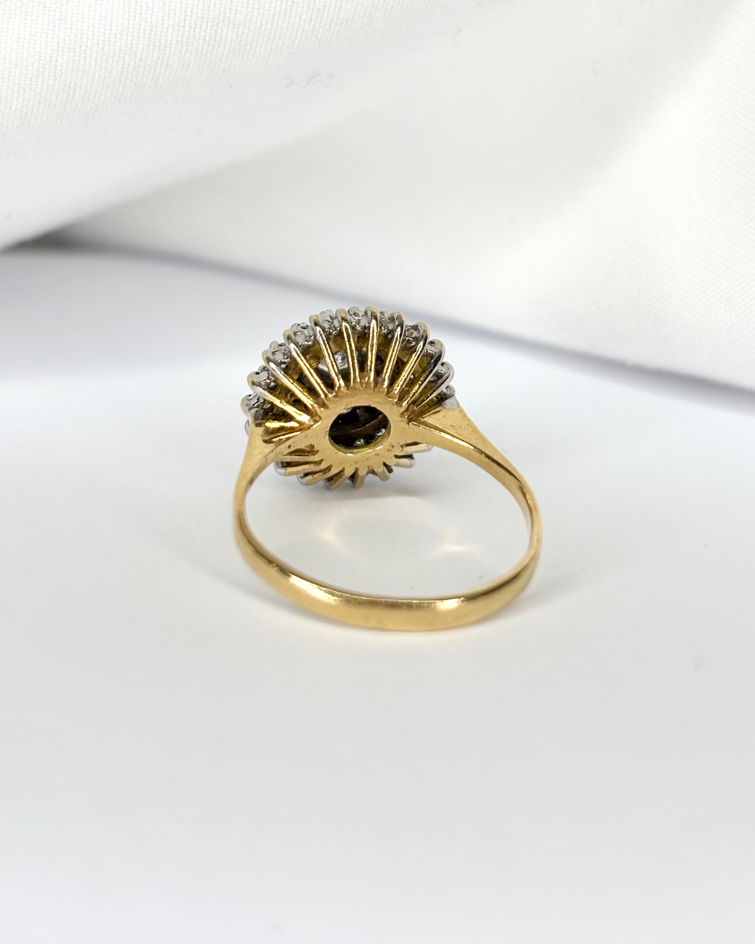 Bague Marguerite 53 Diamants 1.24 Carat "Nina"