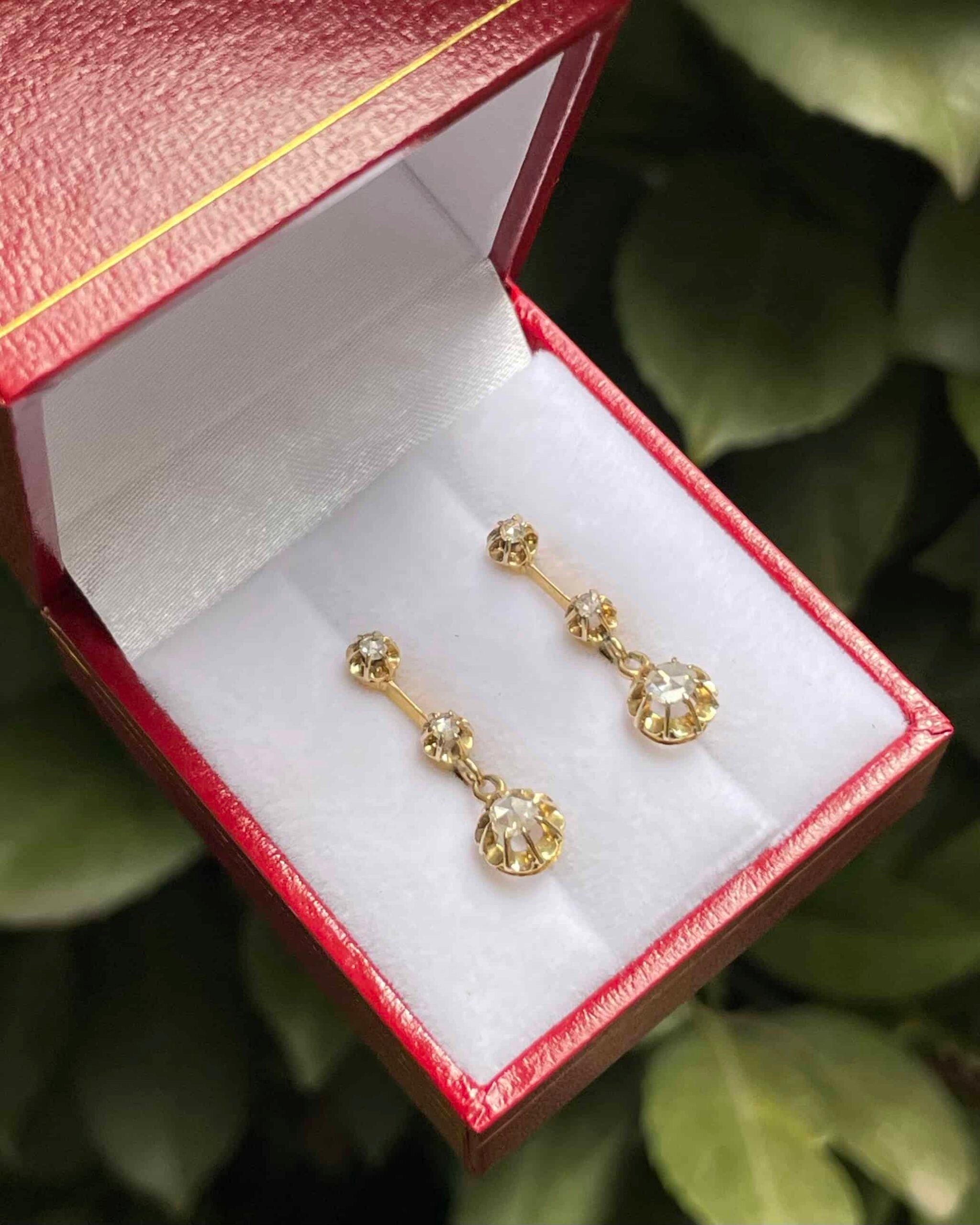 Dormeuses Diamants Vintage "Rebecca"