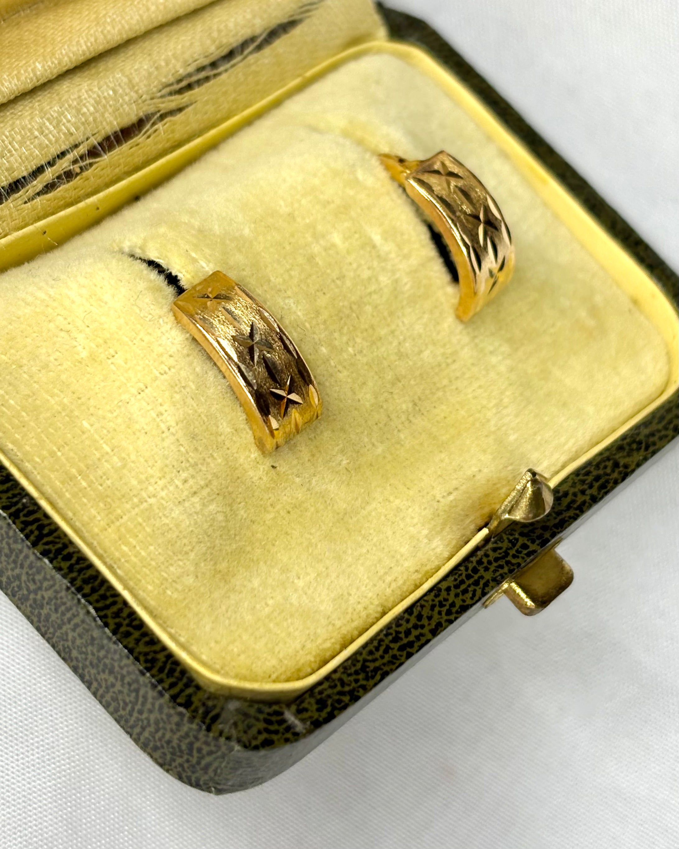 Créoles Oro Amarillo "Marina"