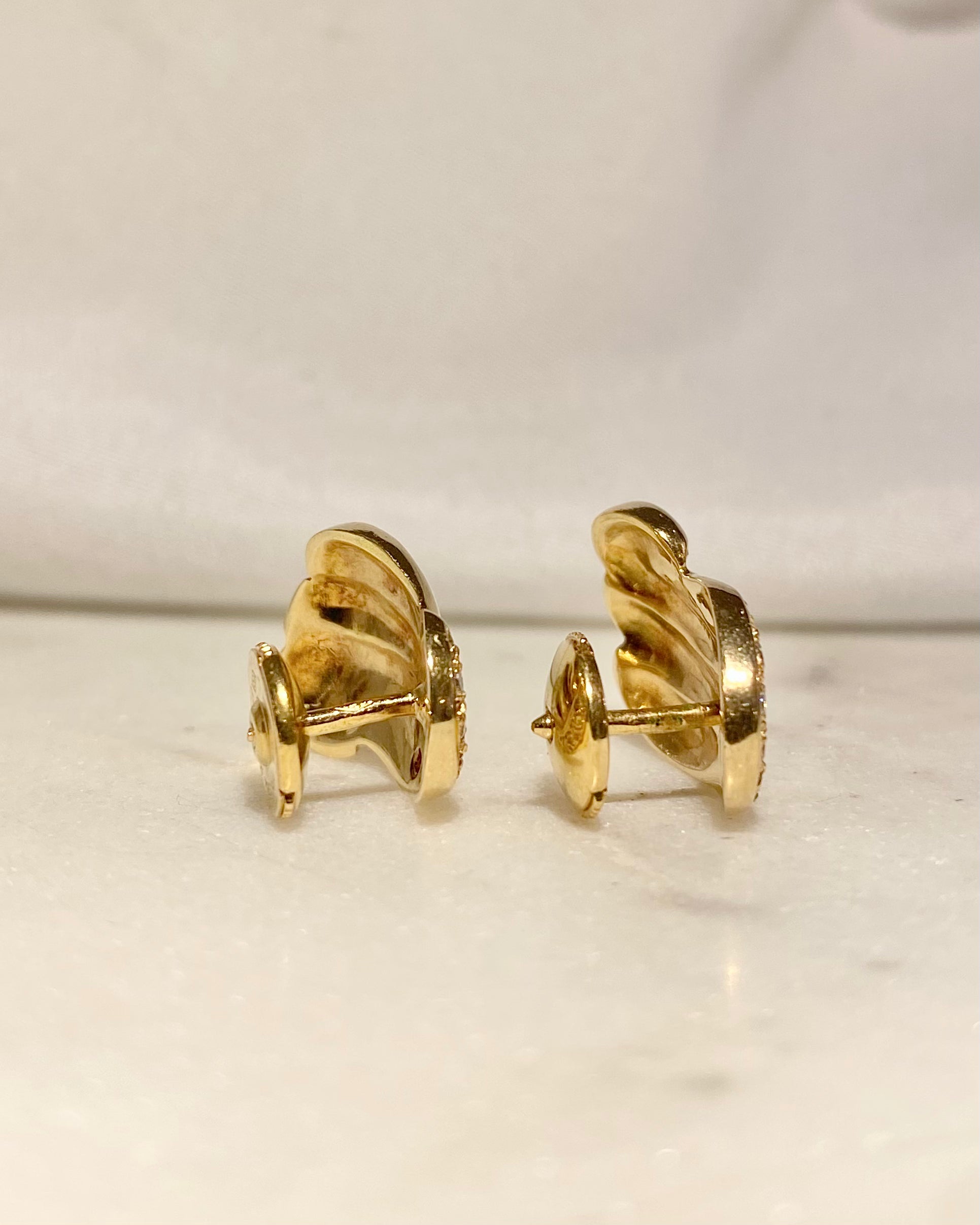 Pendientes vintage de diamantes "Cynthia"