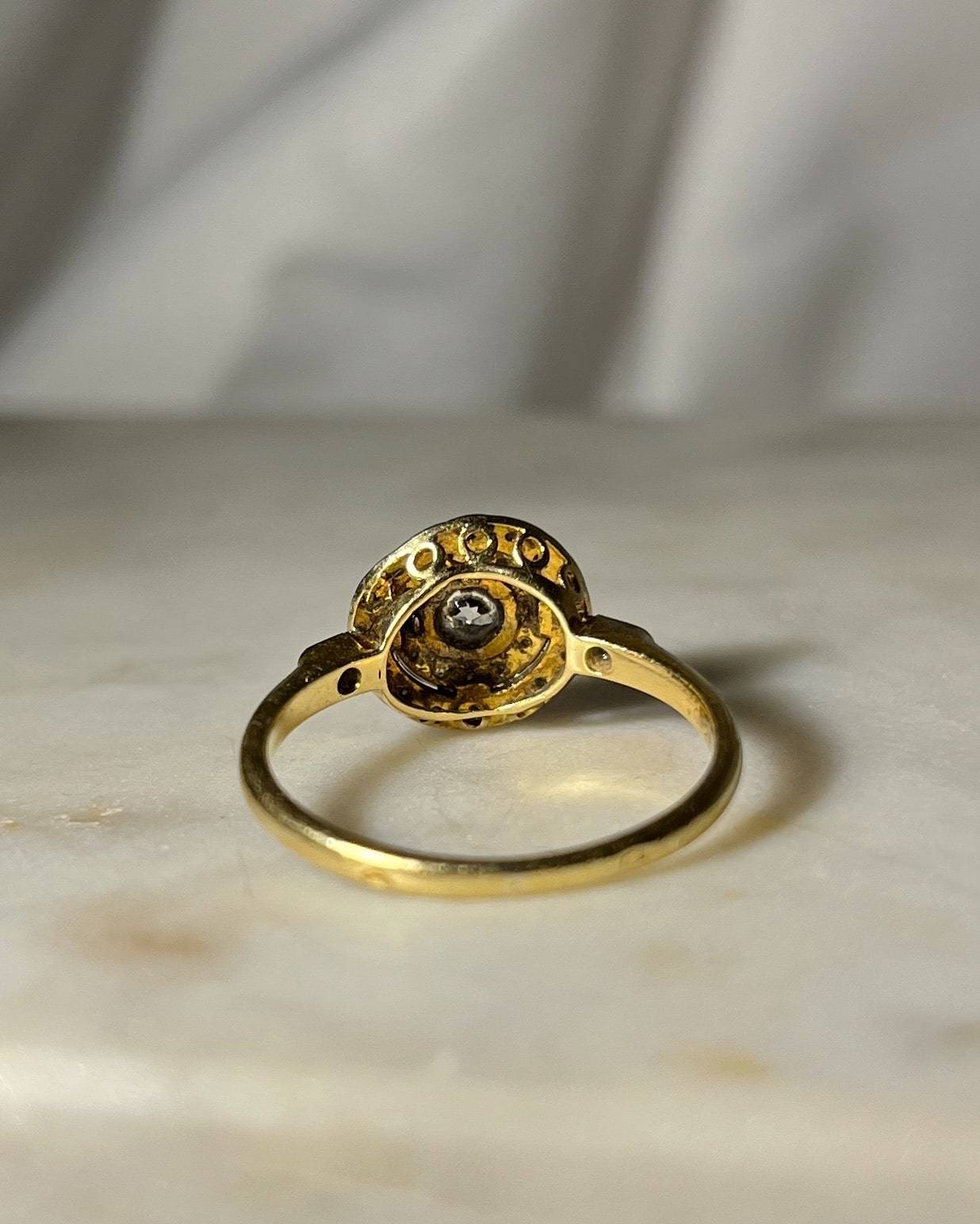 Bague Art-déco diamants "Giulia"