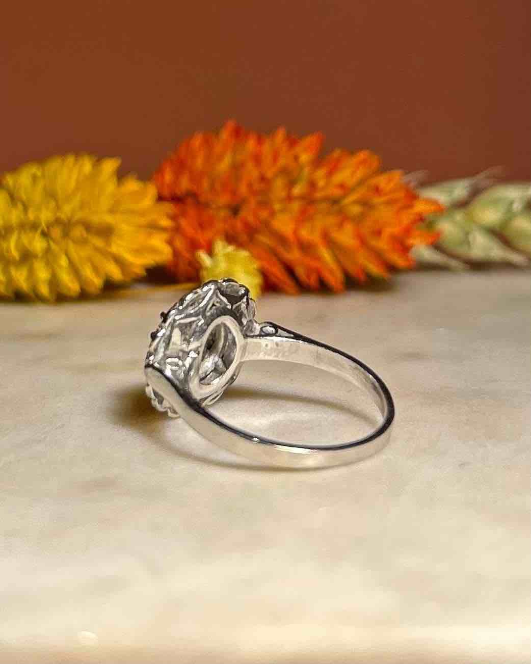 Bague Art-Déco Diamants "Capucine"